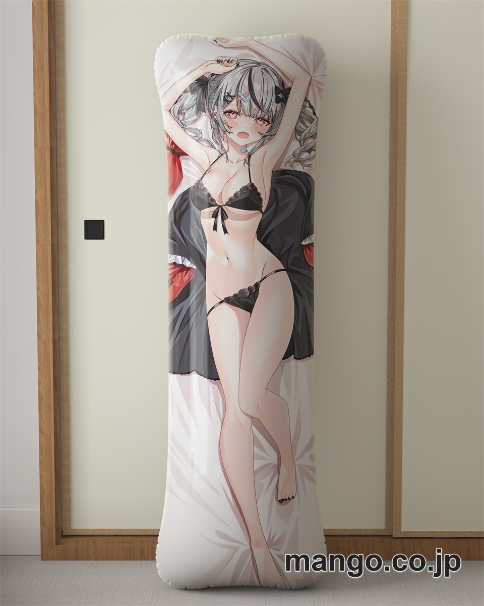 アニメ抱き枕カバー[バーチャルYouTuber]沙花叉クロヱ大型クッションキャラクターグッズPVC製コレクション用｜等身大エアクッション ビッグサイズ PVC製 アニメグッズ 2