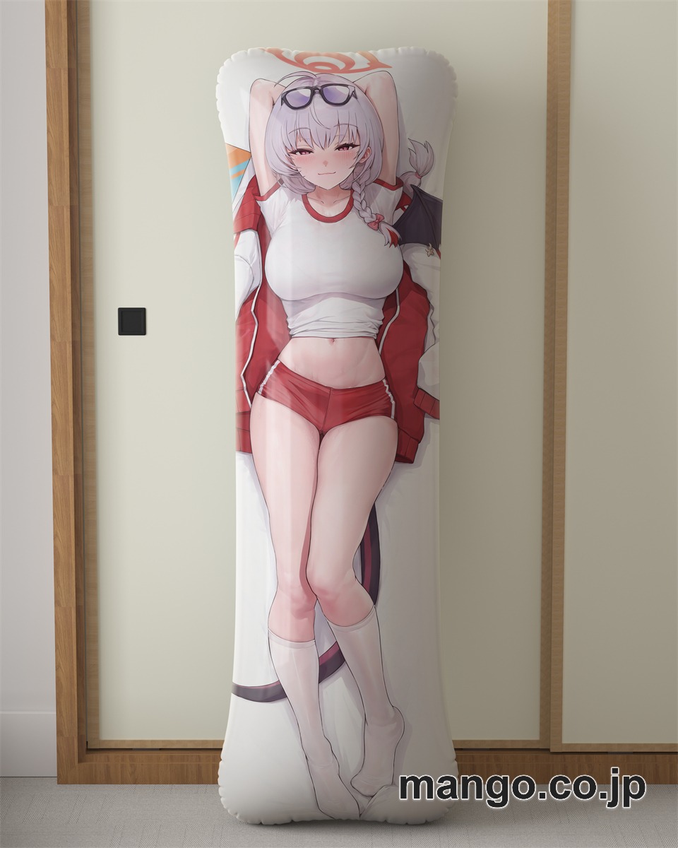 アニメ抱き枕カバー[ブルーアーカイブ]黒舘ハルナ大型クッションキャラクターグッズPVC製コレクション用 等身大 抱き枕 空気ビニール製 キャラクターグッズ