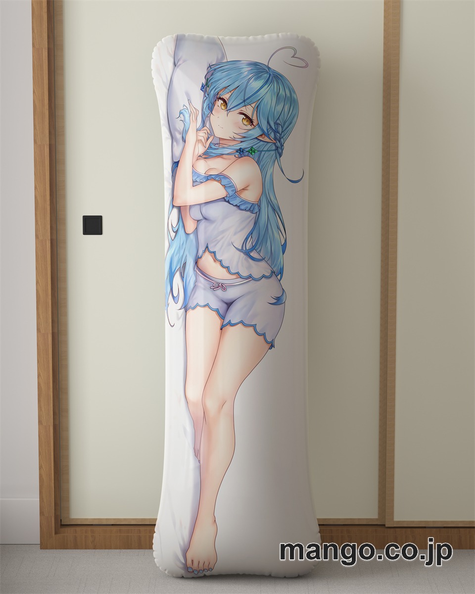 アニメ抱き枕カバー雪花ラミィ大型クッションキャラクターグッズPVC製コレクション用 等身大ビニールクッション 抱き枕 アニメ・キャラグッズ 2