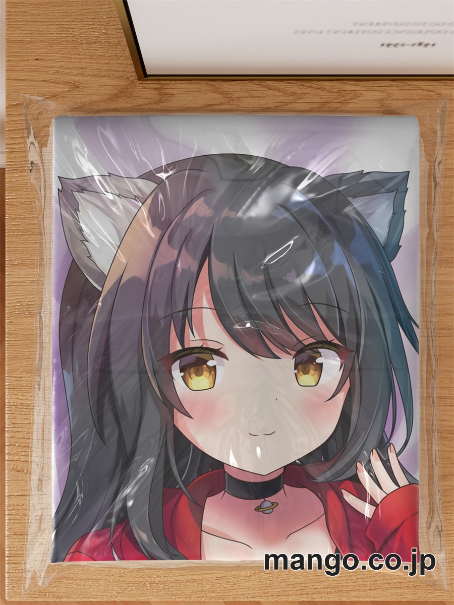 アニメ抱き枕カバー【オリジナル】もふもふオオカミちゃん大型クッションキャラクターグッズPVC製コレクション用 等身大 抱き枕 空気ビニール製 キャラクターグッズ 3
