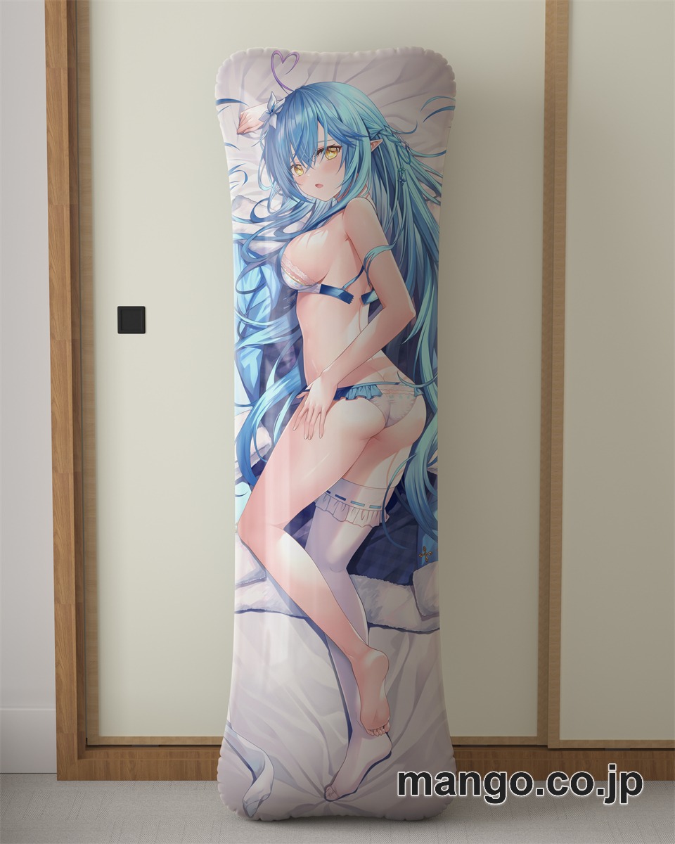 アニメ抱き枕カバー【バーチャルYoutuber】雪花ラミィ大型クッションキャラクターグッズPVC製コレクション用 ビッグサイズ 等身大クッション 立体キャラクターアイテム 2