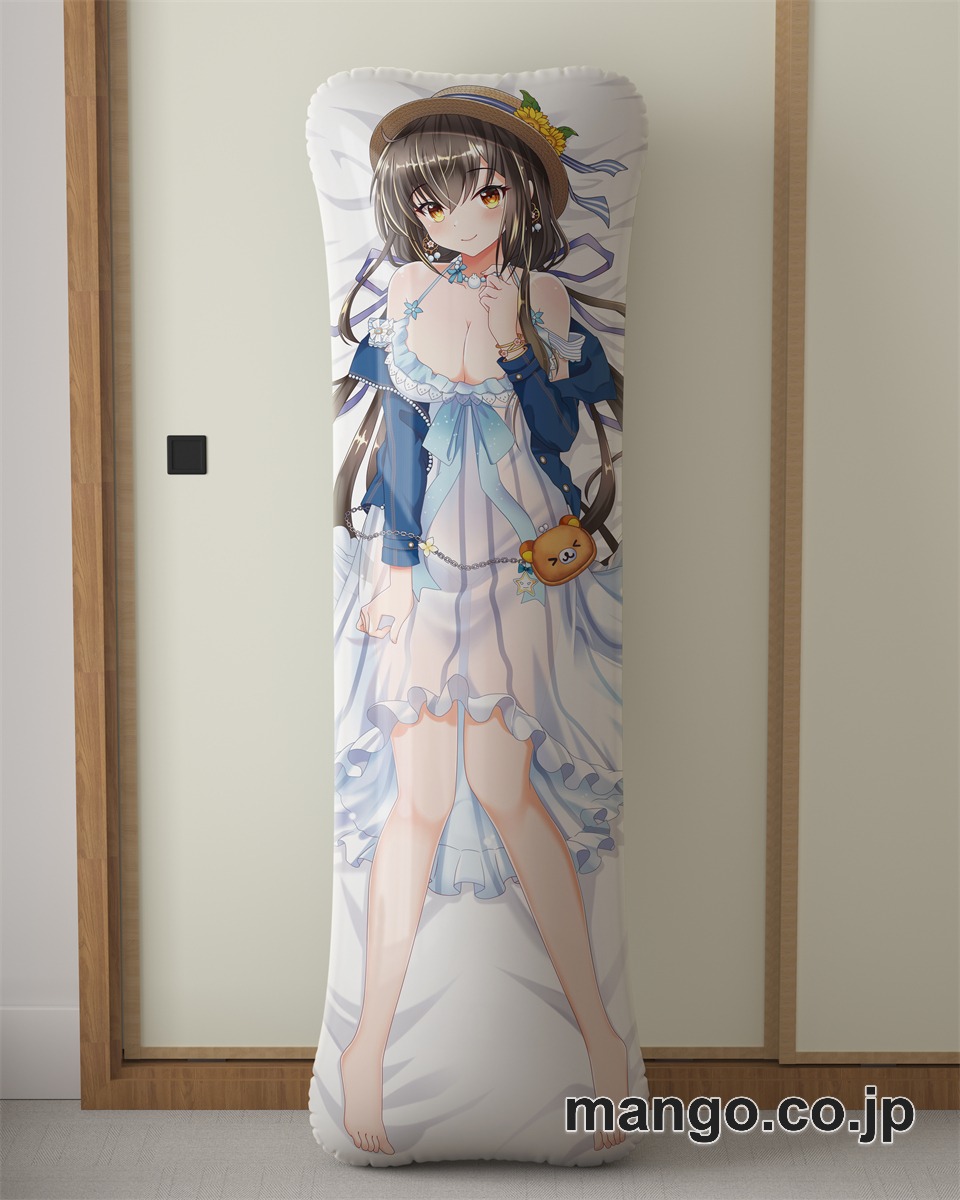 アニメ抱き枕カバー放置少女～百花繚乱の萌姫たち～ 周倉大型クッションキャラクターグッズPVC製コレクション用｜等身大エアクッション ビッグサイズ PVC製 アニメグッズ