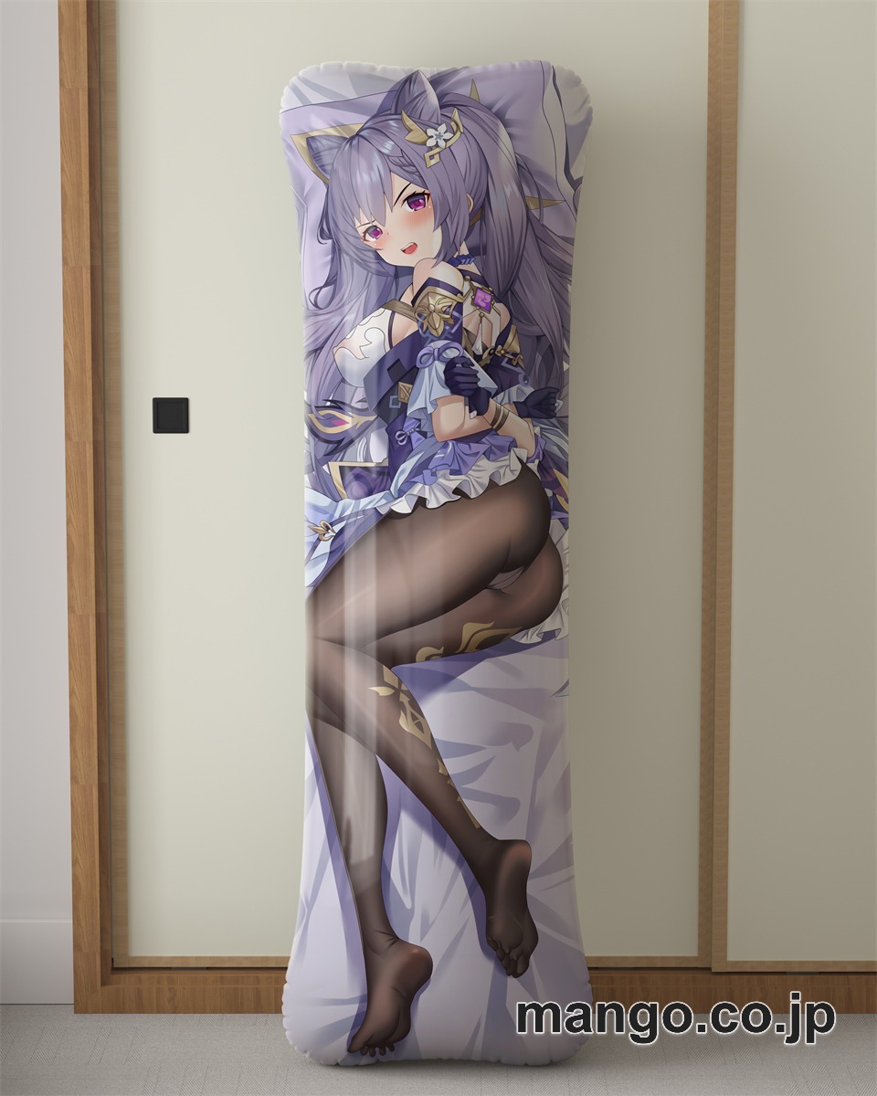 アニメ抱き枕カバー【原神】刻晴大型クッションキャラクターグッズPVC製コレクション用 等身大 抱き枕 空気ビニール製 キャラクターグッズ 2