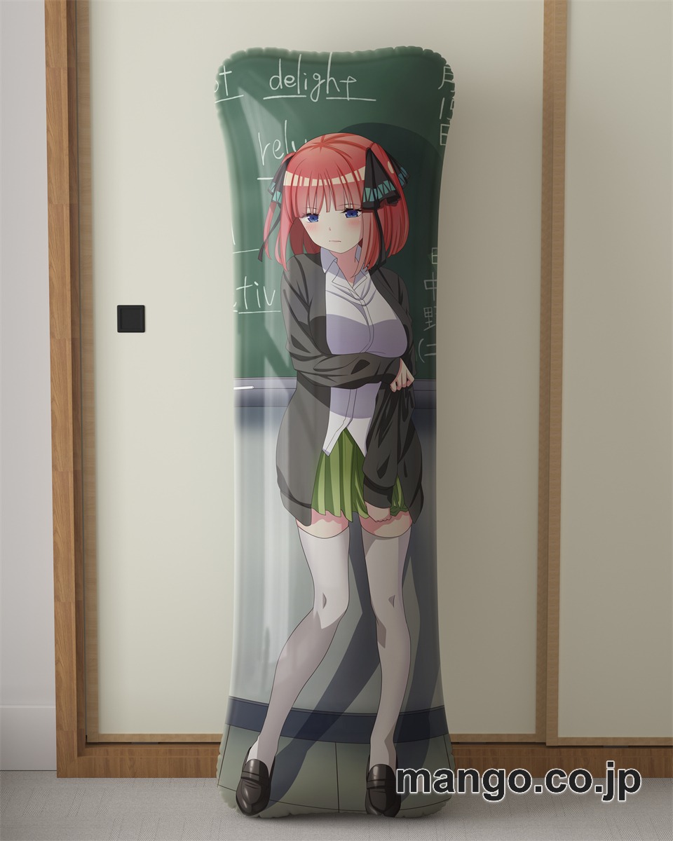 アニメ抱き枕カバー【五等分の花嫁 】中野二乃大型クッションキャラクターグッズPVC製コレクション用 等身大ビニールクッション 抱き枕 アニメ・キャラグッズ