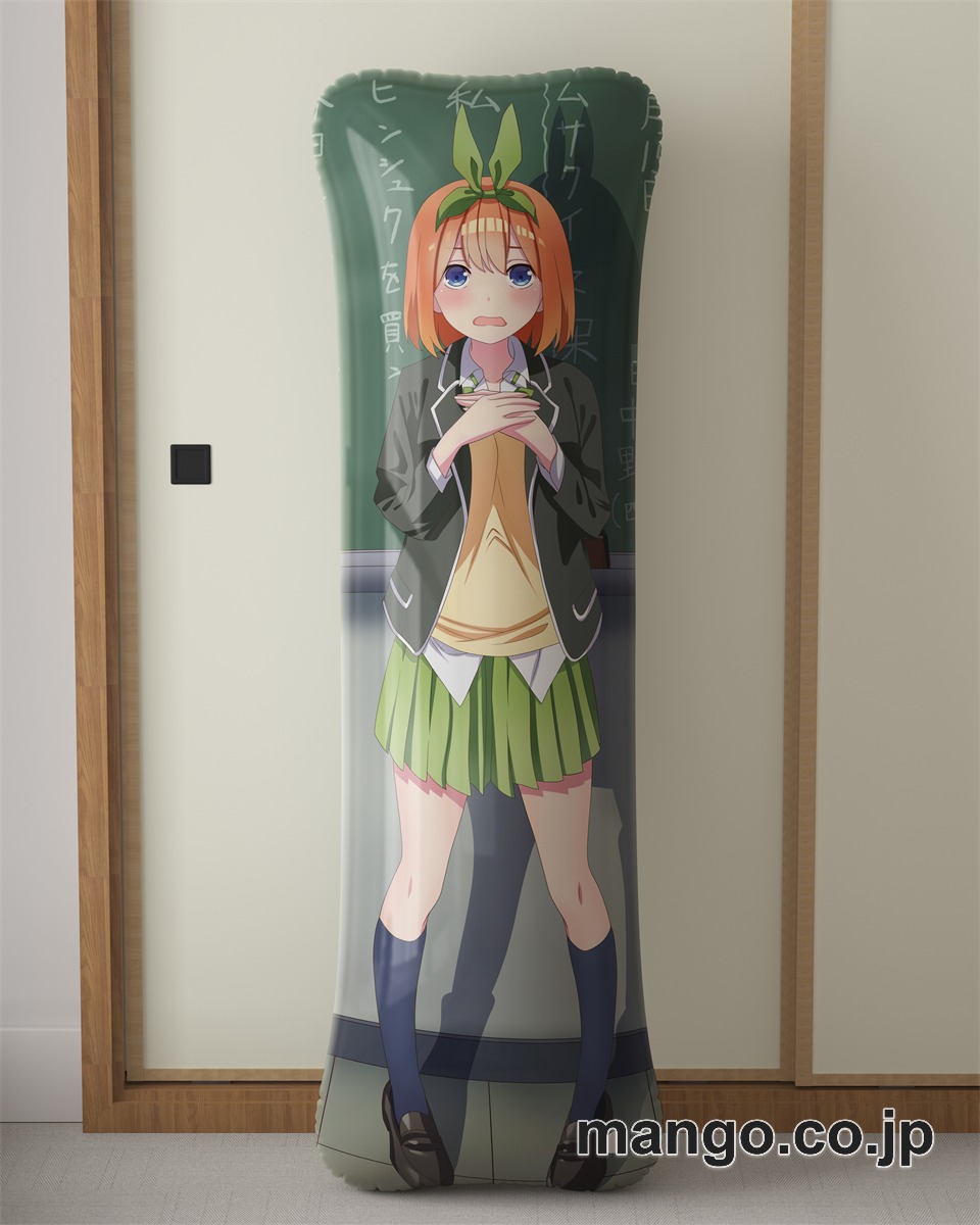 アニメ抱き枕カバー【五等分の花嫁 】中野四葉大型クッションキャラクターグッズPVC製コレクション用 等身大 抱き枕 空気ビニール製 キャラクターグッズ