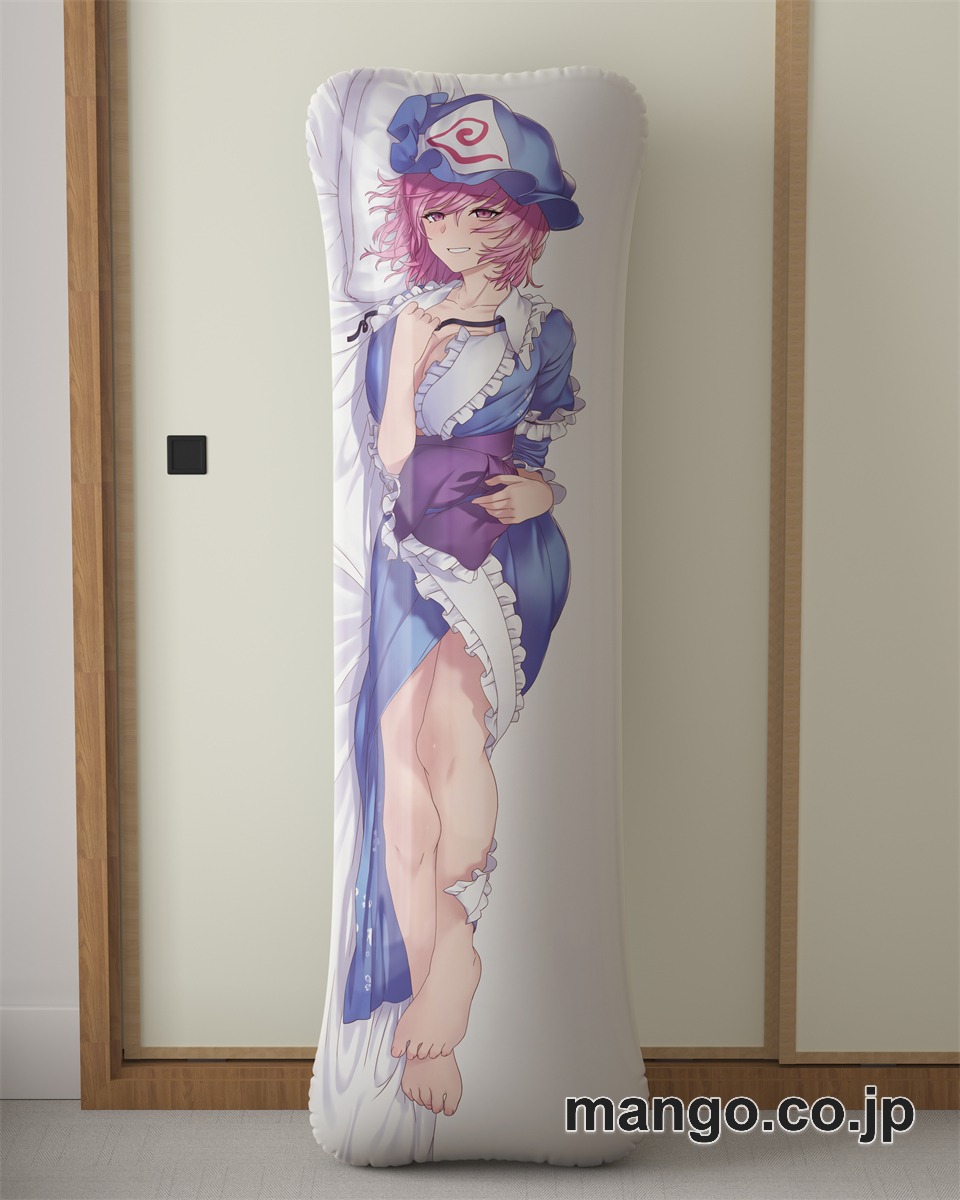 アニメ抱き枕カバー【東方Project】西行寺幽々子大型クッションキャラクターグッズPVC製コレクション用 ビッグサイズ 等身大クッション 立体キャラクターアイテム 2