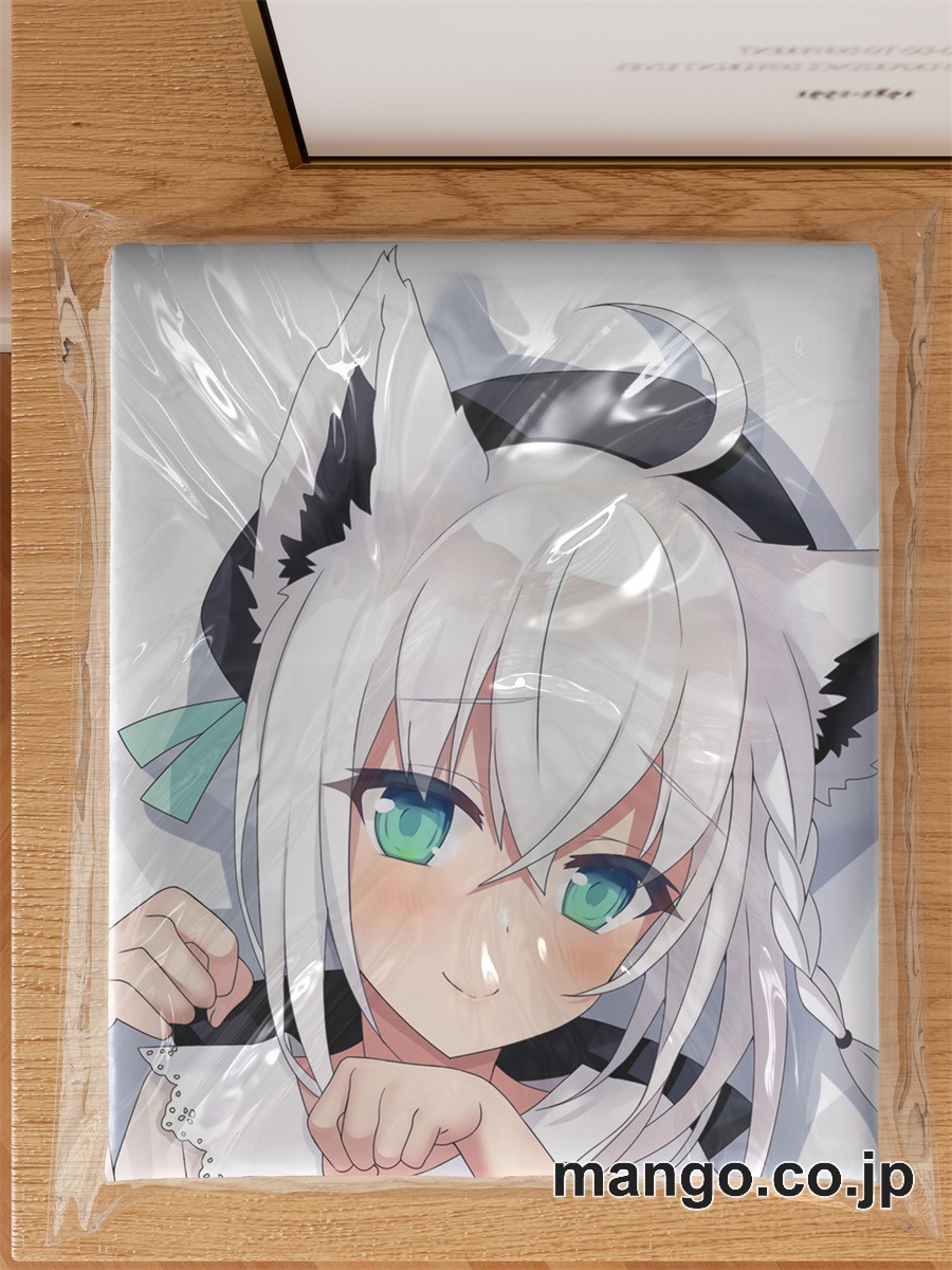 アニメ抱き枕カバーバーチャルYouTuber白上フブキ大型クッションキャラクターグッズPVC製コレクション用｜空気ビニール製 等身大抱き枕 コレクション向けグッズ 3