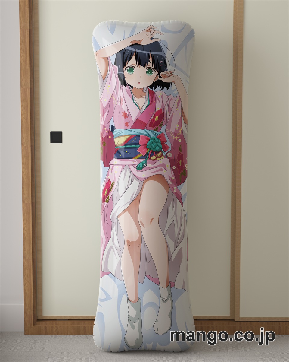 アニメ抱き枕カバー【となりの吸血鬼さん】天野灯大型クッションキャラクターグッズPVC製コレクション用｜PVC エアクッション 等身大サイズ 立体ディスプレイ