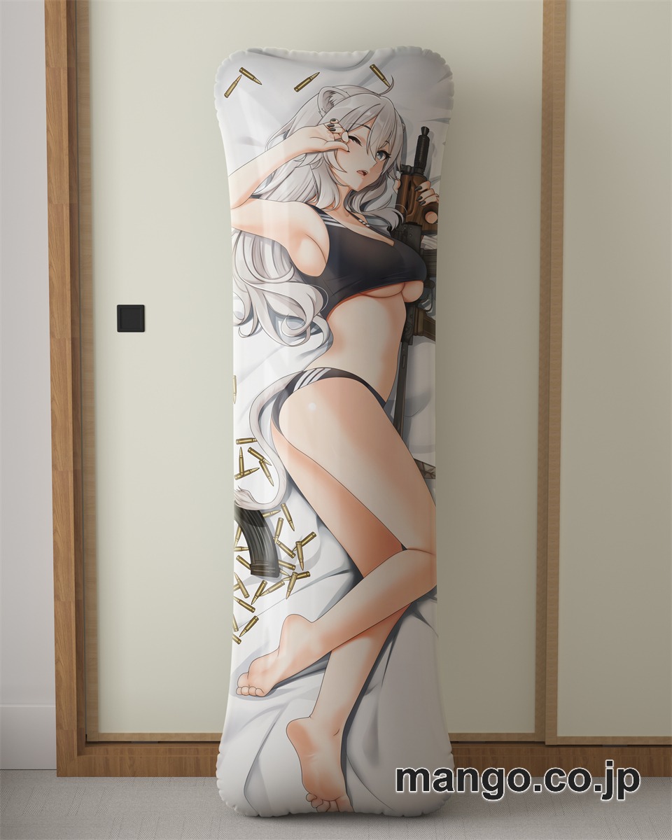 アニメ抱き枕カバー【バーチャルYoutuber】獅白ぼたん大型クッションキャラクターグッズPVC製コレクション用 ビッグサイズ 等身大クッション 立体キャラクターアイテム 2