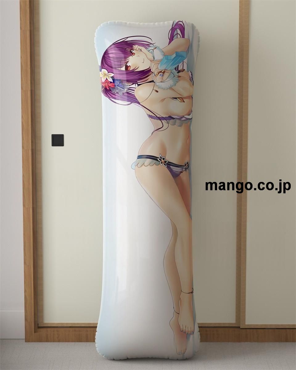 アニメ抱き枕カバー【FateGrandOrder】スカディ大型クッションキャラクターグッズPVC製コレクション用｜PVC エアクッション 等身大サイズ 立体ディスプレイ 2