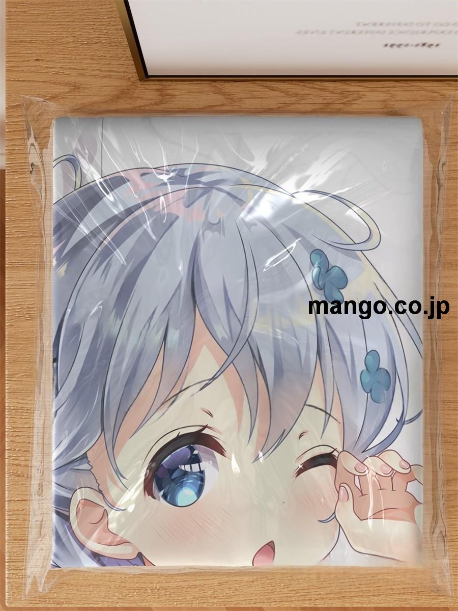 アニメ抱き枕カバー【ご注文はうさぎですか？】チノちゃん大型クッションキャラクターグッズPVC製コレクション用｜等身大エアクッション ビッグサイズ PVC製 アニメグッズ 3