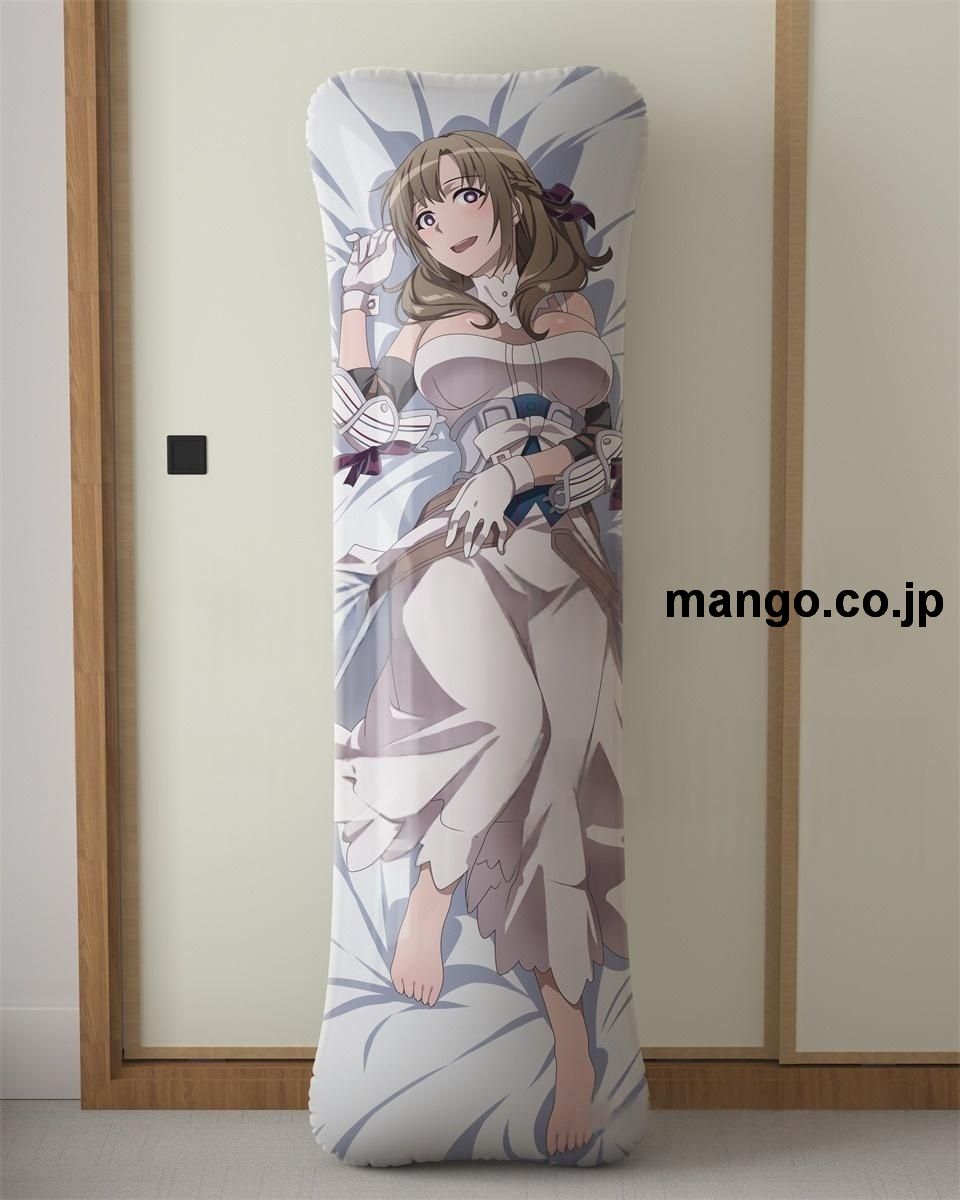 アニメ抱き枕カバー通常攻撃が全体攻撃で二回攻撃のお母さんは好きですか大型クッションキャラクターグッズPVC製コレクション用｜空気ビニール製 等身大抱き枕 コレクション向けグッズ