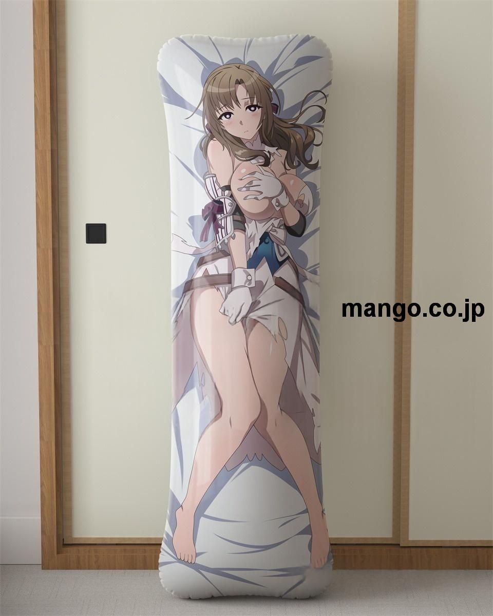 アニメ抱き枕カバー通常攻撃が全体攻撃で二回攻撃のお母さんは好きですか大型クッションキャラクターグッズPVC製コレクション用｜空気ビニール製 等身大抱き枕 コレクション向けグッズ 2