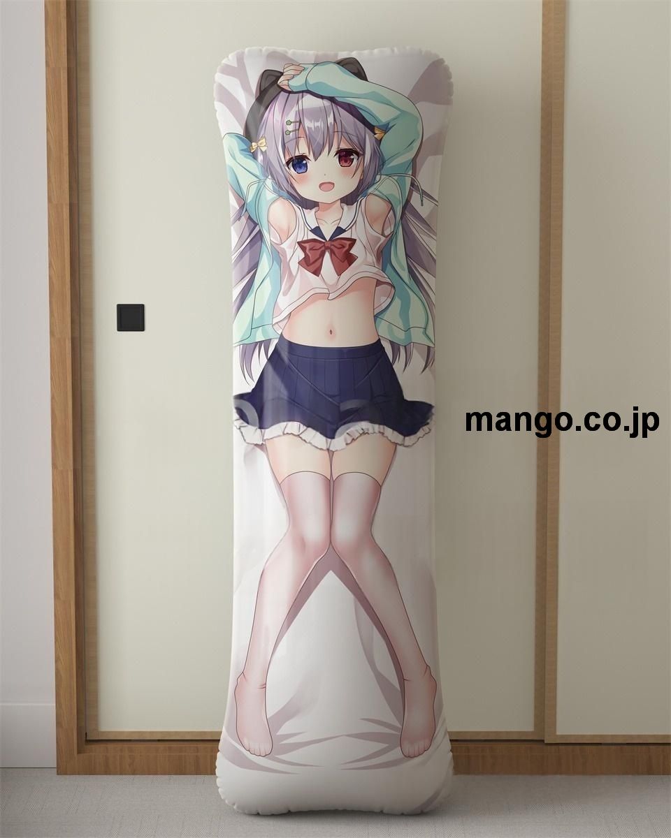 アニメ抱き枕カバー【オリジナル】夏こころちゃん大型クッションキャラクターグッズPVC製コレクション用 等身大ビニールクッション 抱き枕 アニメ・キャラグッズ