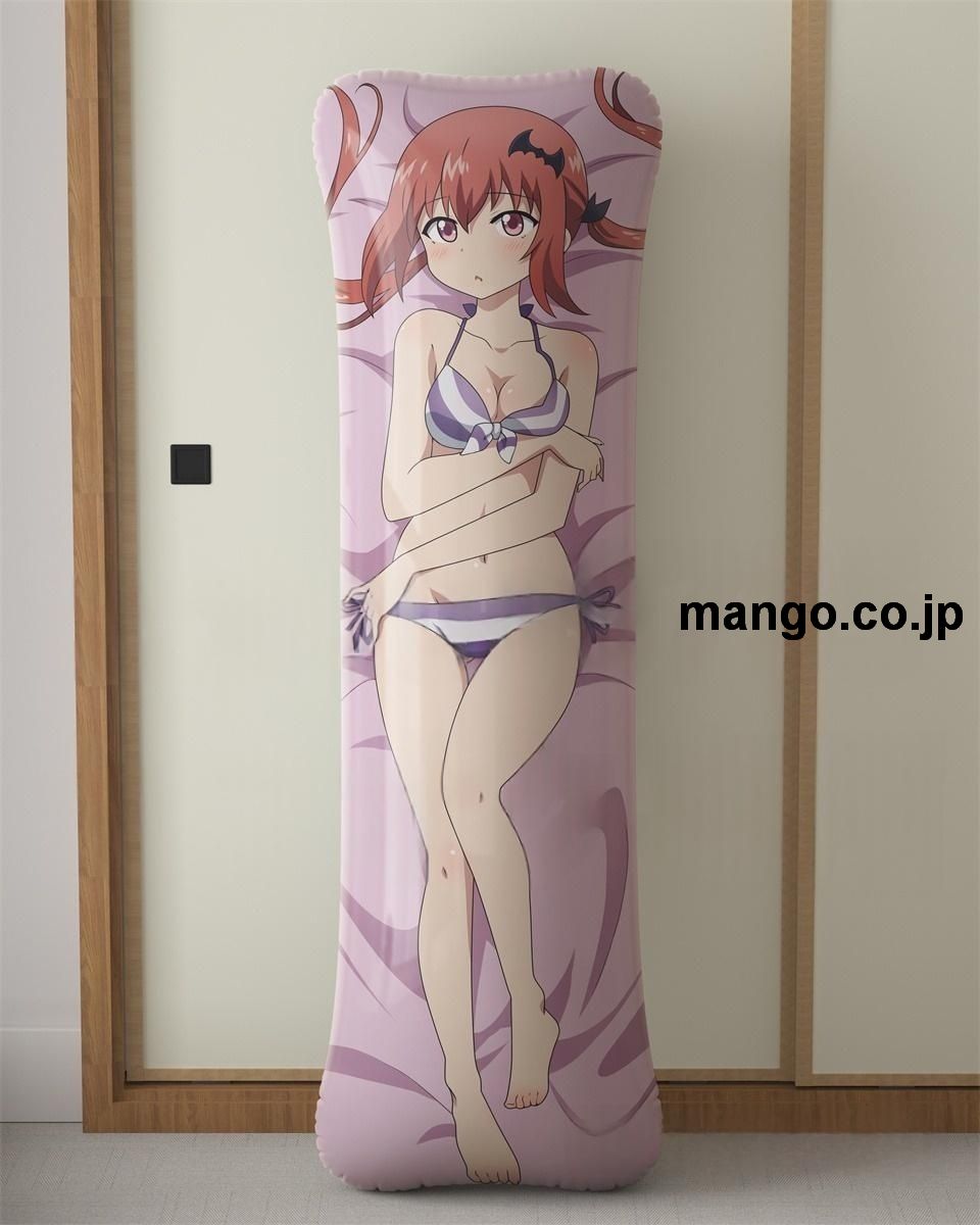 アニメ抱き枕カバーガヴリールドロップアウトサターニャ水着Ver大型クッションキャラクターグッズPVC製コレクション用 等身大ビニールクッション 抱き枕 アニメ・キャラグッズ 2