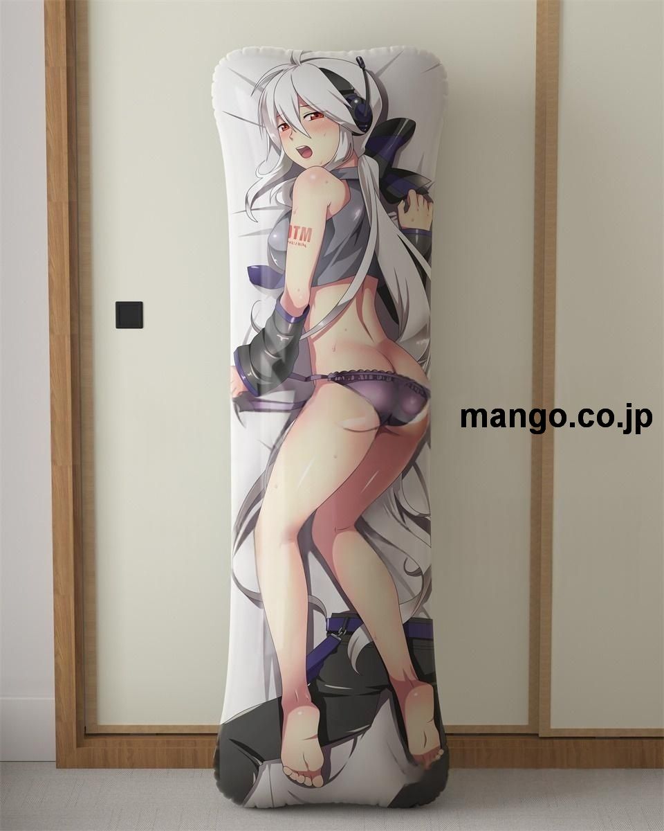 アニメ抱き枕カバー弱音ハク添い寝風大型クッションキャラクターグッズPVC製コレクション用｜PVC エアクッション 等身大サイズ 立体ディスプレイ 2