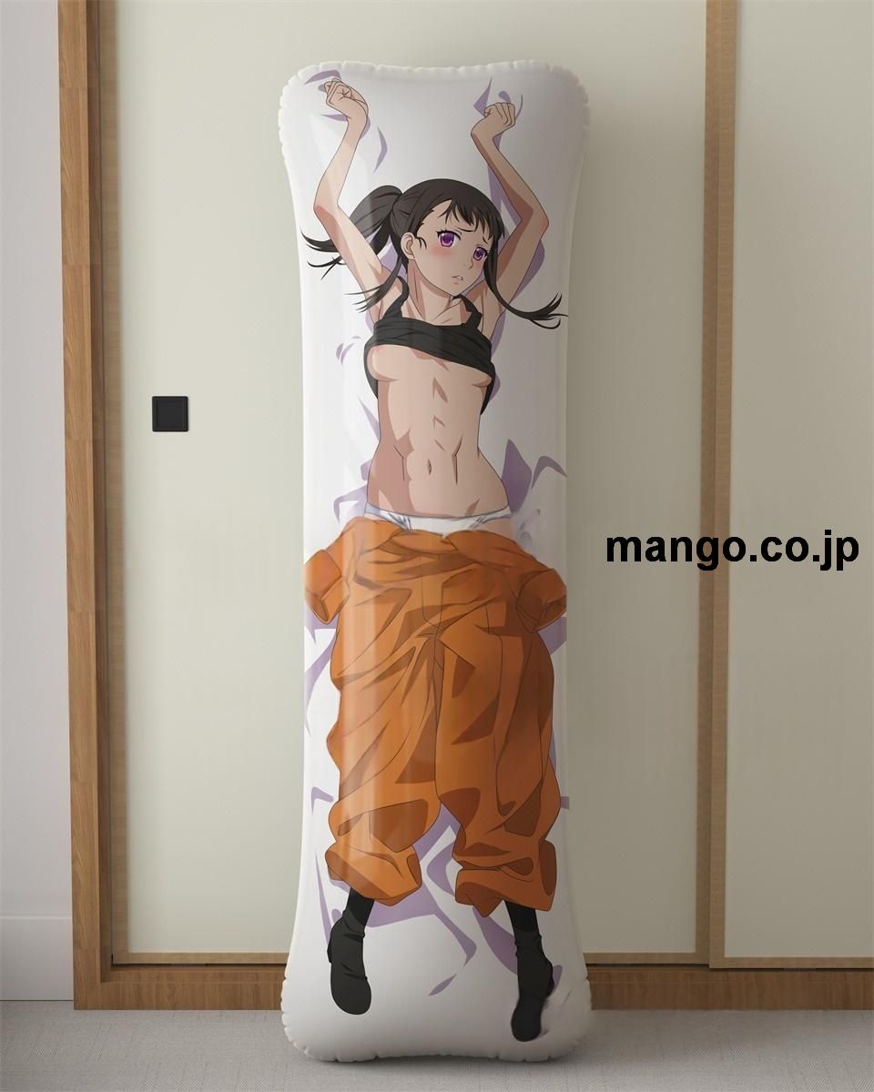 アニメ抱き枕カバー【炎炎ノ消防隊】茉希尾瀬大型クッションキャラクターグッズPVC製コレクション用｜空気ビニール製 等身大抱き枕 コレクション向けグッズ 2