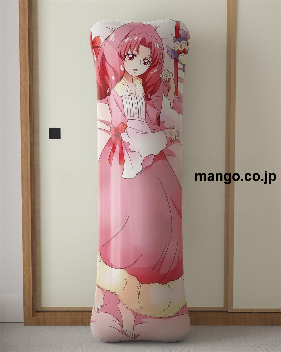 アニメ抱き枕カバープリキュアシリーズきらら＆トワ大型クッションキャラクターグッズPVC製コレクション用 等身大 抱き枕 空気ビニール製 キャラクターグッズ