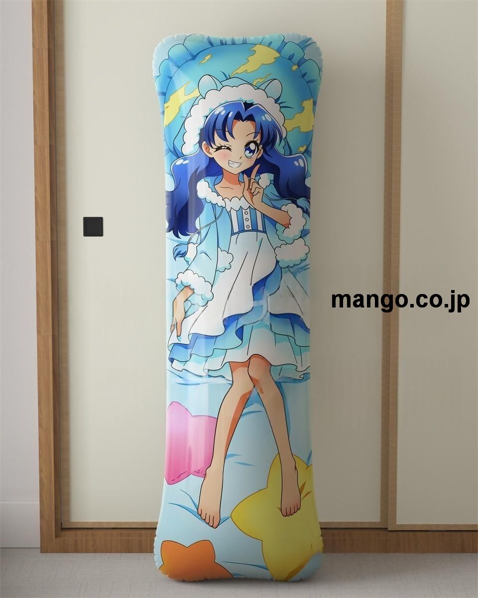 アニメ抱き枕カバーキラキラ☆プリキュアアラモードひまり＆あおい大型クッションキャラクターグッズPVC製コレクション用 等身大ビニールクッション 抱き枕 アニメ・キャラグッズ