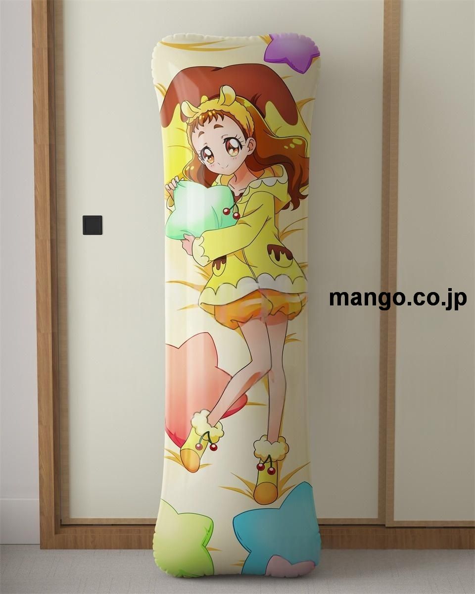 アニメ抱き枕カバーキラキラ☆プリキュアアラモードひまり＆あおい大型クッションキャラクターグッズPVC製コレクション用 等身大ビニールクッション 抱き枕 アニメ・キャラグッズ 2