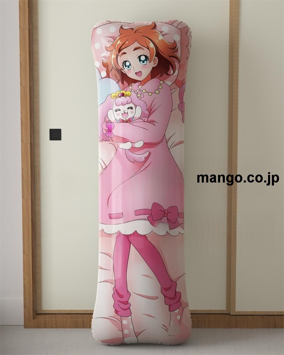 アニメ抱き枕カバープリキュアシリーズはるか＆みなみ大型クッションキャラクターグッズPVC製コレクション用｜PVC エアクッション 等身大サイズ 立体ディスプレイ