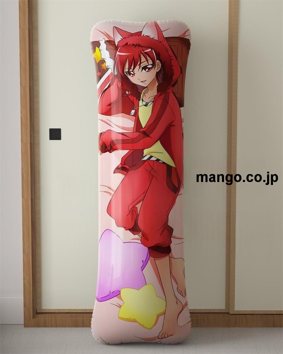 アニメ抱き枕カバーキラキラ☆プリキュアアラモードゆかり＆あきら大型クッションキャラクターグッズPVC製コレクション用 等身大 抱き枕 空気ビニール製 キャラクターグッズ