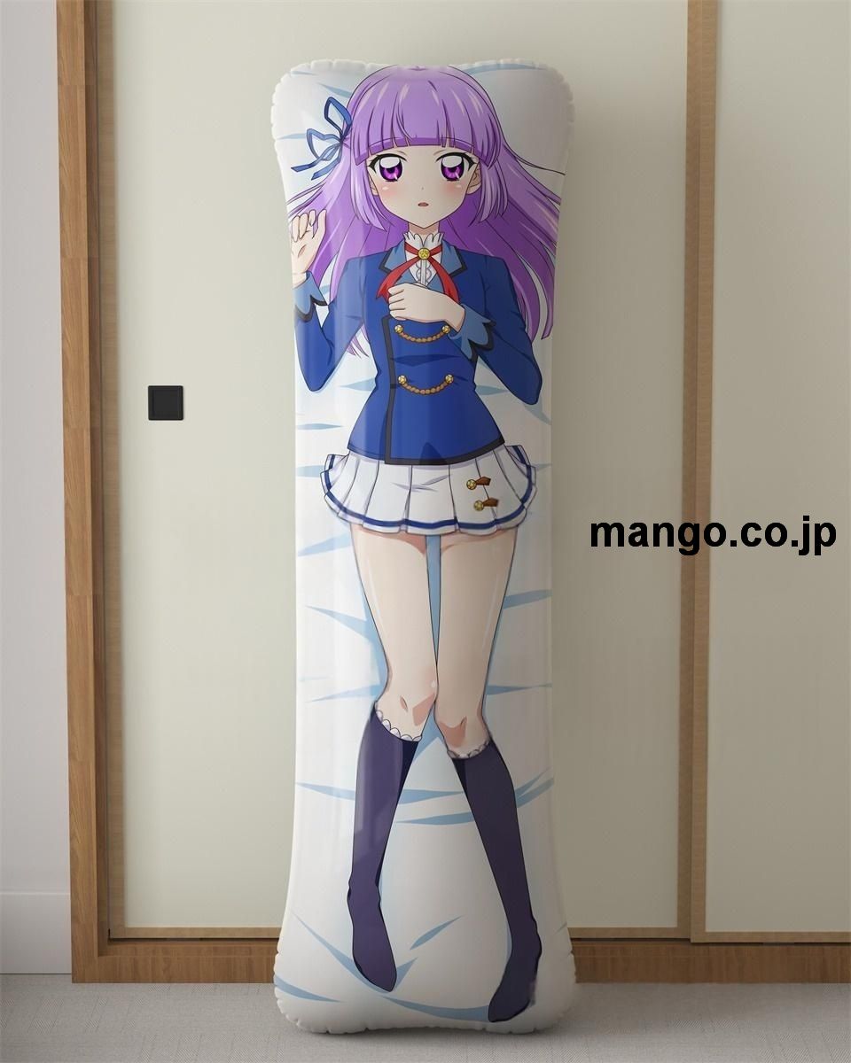 アニメ抱き枕カバーアイカツ!氷上スミレ大型クッションキャラクターグッズPVC製コレクション用｜等身大エアクッション ビッグサイズ PVC製 アニメグッズ