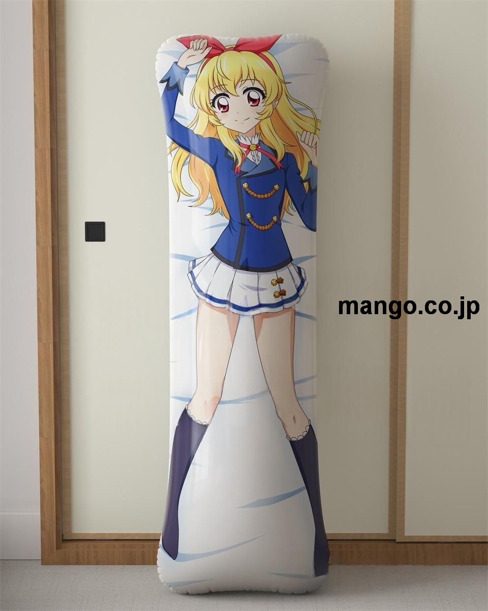 アニメ抱き枕カバーアイカツ!星宮いちご大型クッションキャラクターグッズPVC製コレクション用 等身大ビニールクッション 抱き枕 アニメ・キャラグッズ