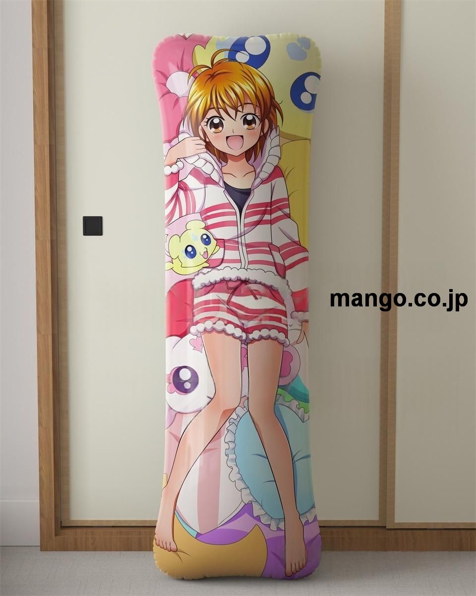 アニメ抱き枕カバーキラキラ☆プリキュアアラモードなぎさ＆ほのか大型クッションキャラクターグッズPVC製コレクション用 等身大 抱き枕 空気ビニール製 キャラクターグッズ