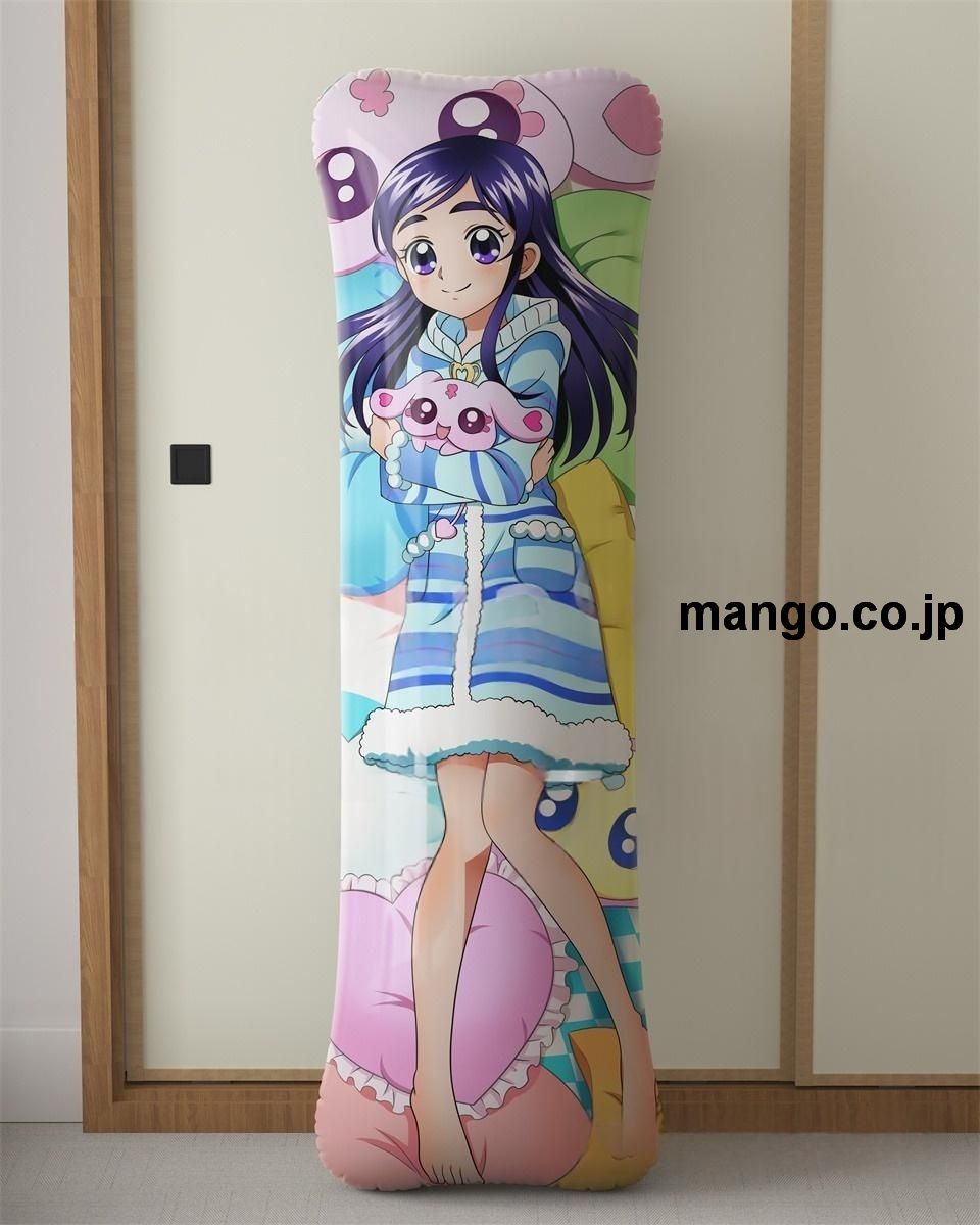 アニメ抱き枕カバーキラキラ☆プリキュアアラモードなぎさ＆ほのか大型クッションキャラクターグッズPVC製コレクション用 等身大 抱き枕 空気ビニール製 キャラクターグッズ 2