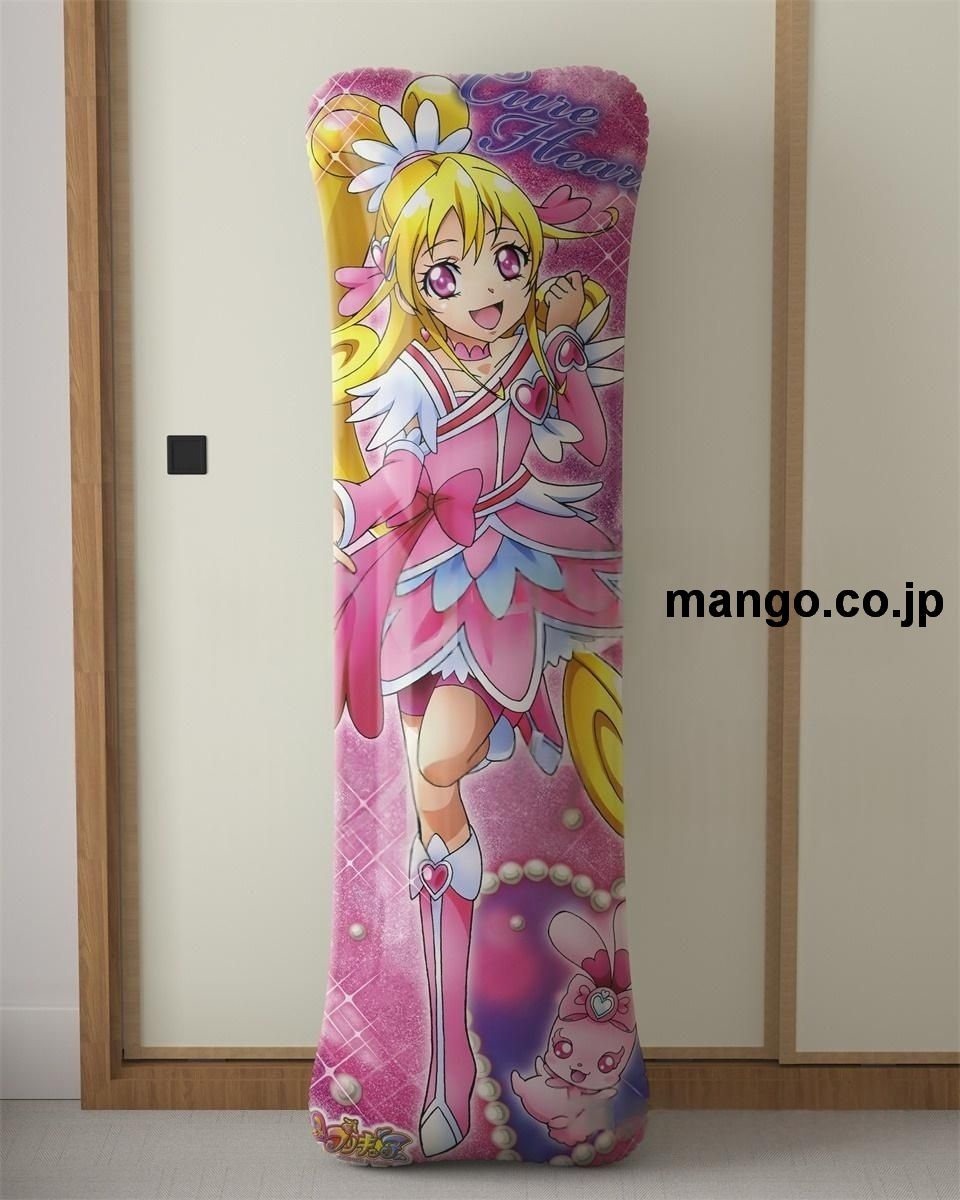 アニメ抱き枕カバープリキュア大型クッションキャラクターグッズPVC製コレクション用 ビッグサイズ 等身大クッション 立体キャラクターアイテム 2