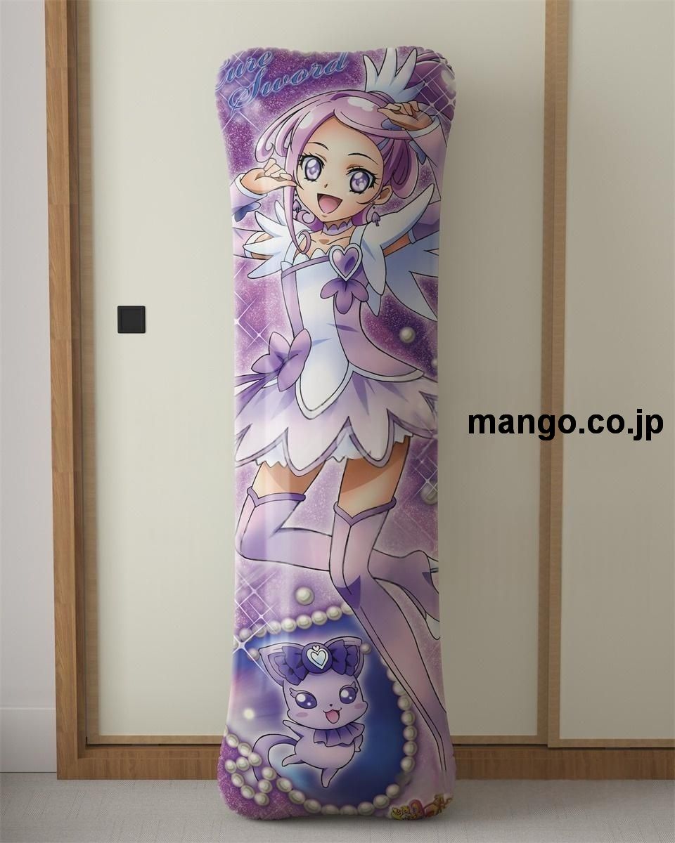 アニメ抱き枕カバープリキュア大型クッションキャラクターグッズPVC製コレクション用｜空気ビニール製 等身大抱き枕 コレクション向けグッズ 2