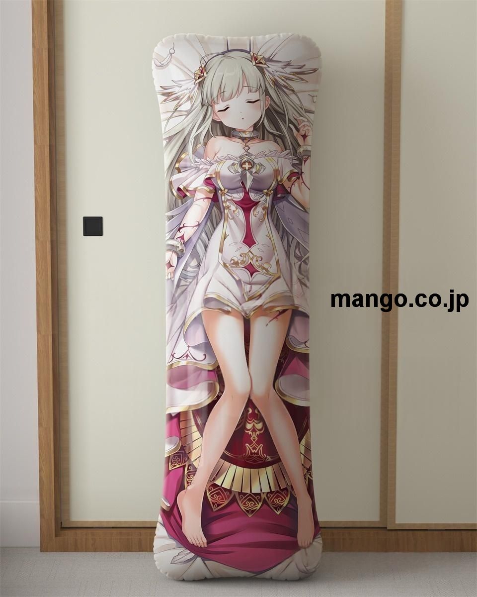 アニメ抱き枕カバー【白猫プロジェクト】ルウシェ大型クッションキャラクターグッズPVC製コレクション用 ビッグサイズ 等身大クッション 立体キャラクターアイテム 2