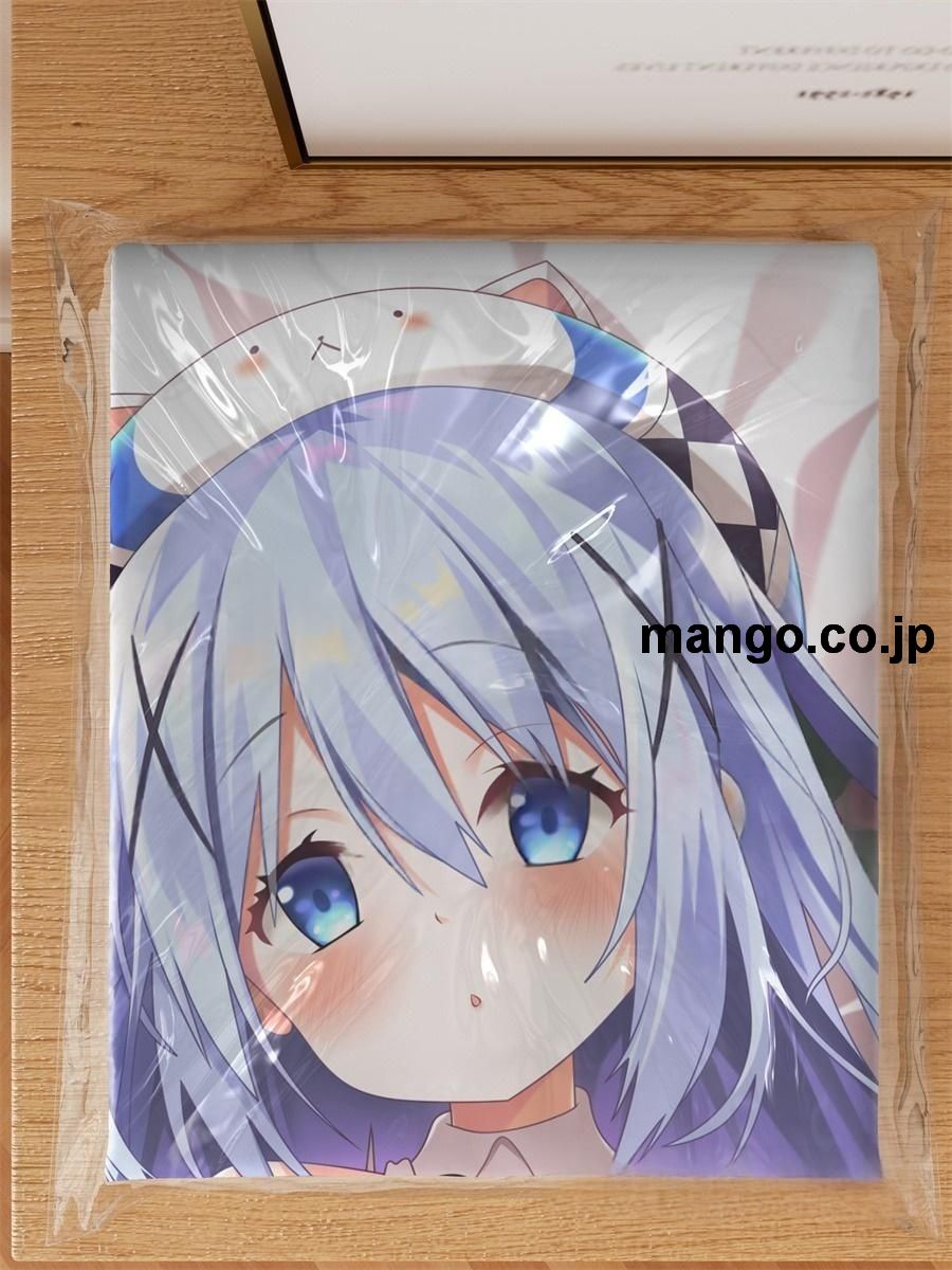 アニメ抱き枕カバー【ご注文はうさぎですか？】チノちゃん大型クッションキャラクターグッズPVC製コレクション用｜空気ビニール製 等身大抱き枕 コレクション向けグッズ 3