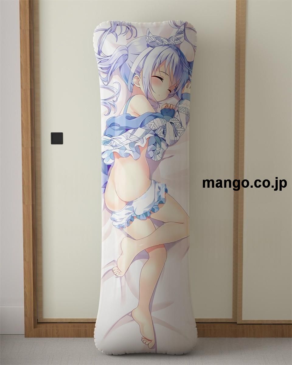 アニメ抱き枕カバー【ご注文はうさぎですか？】無防備チノちゃん大型クッションキャラクターグッズPVC製コレクション用｜等身大エアクッション ビッグサイズ PVC製 アニメグッズ