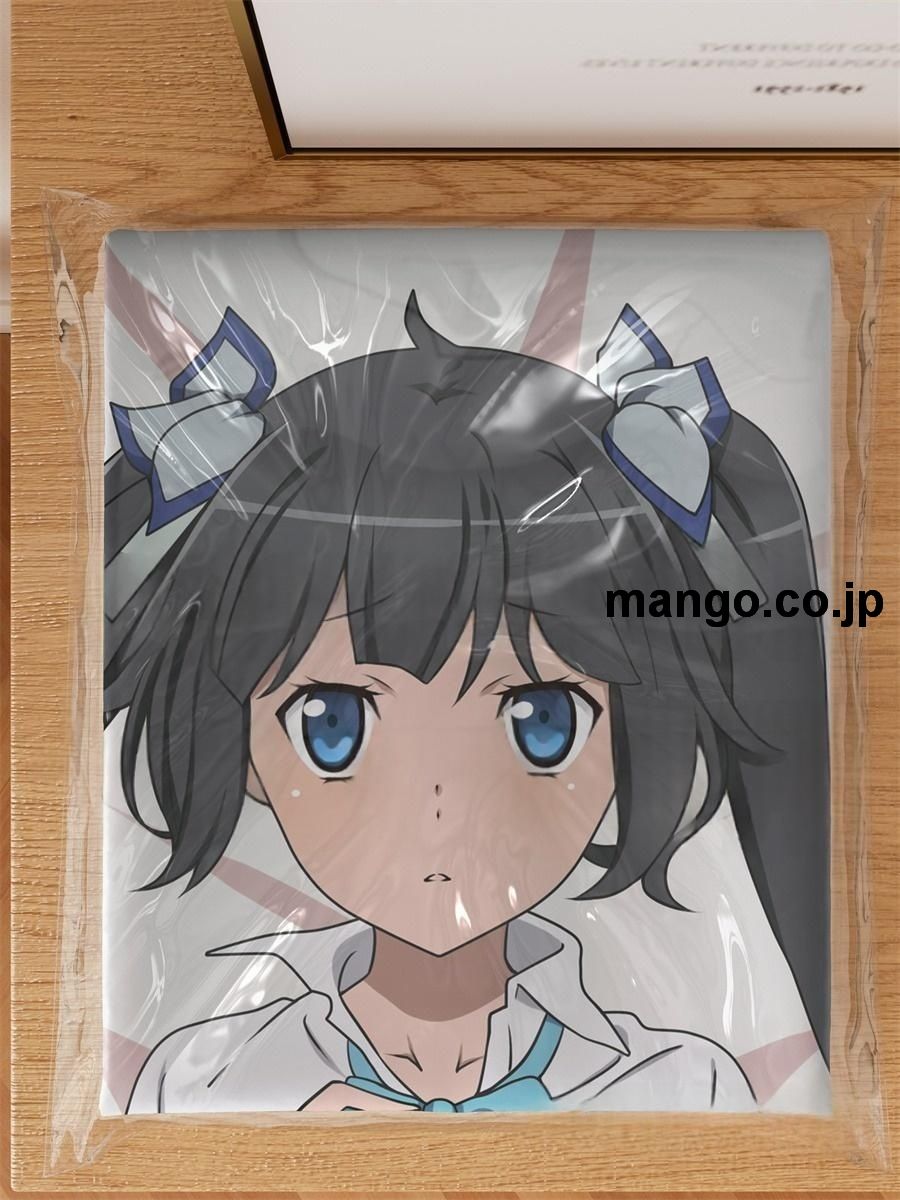 アニメ抱き枕カバー【ダンジョンに出会いを求めるのは間違っているだろうか】制服姿ヘスティア大型クッションキャラクターグッズPVC製コレクション用 等身大ビニールクッション 抱き枕 アニメ・キャラグッズ 3