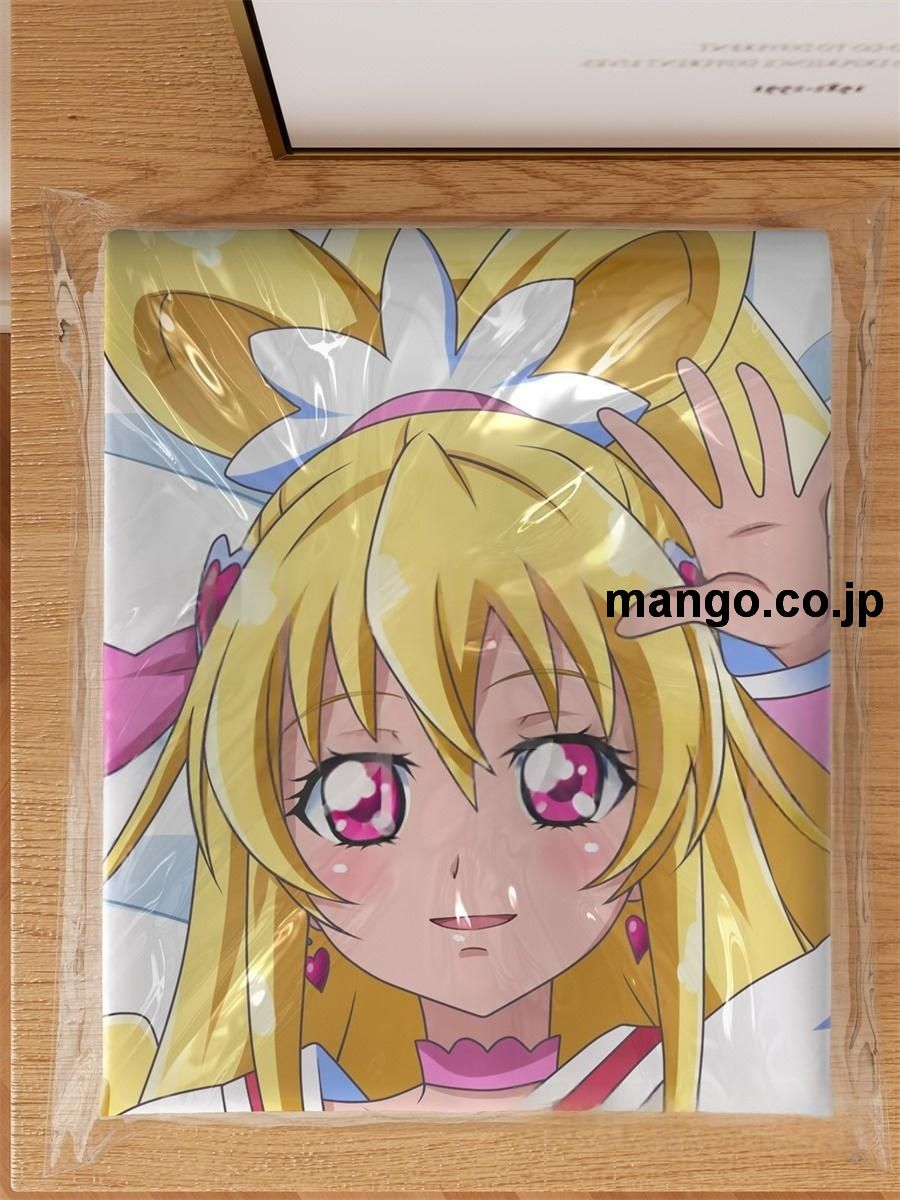 アニメ抱き枕カバー「ドキドキ！プリキュア」相田マナキュアハート大型クッションキャラクターグッズPVC製コレクション用 等身大 抱き枕 空気ビニール製 キャラクターグッズ 3