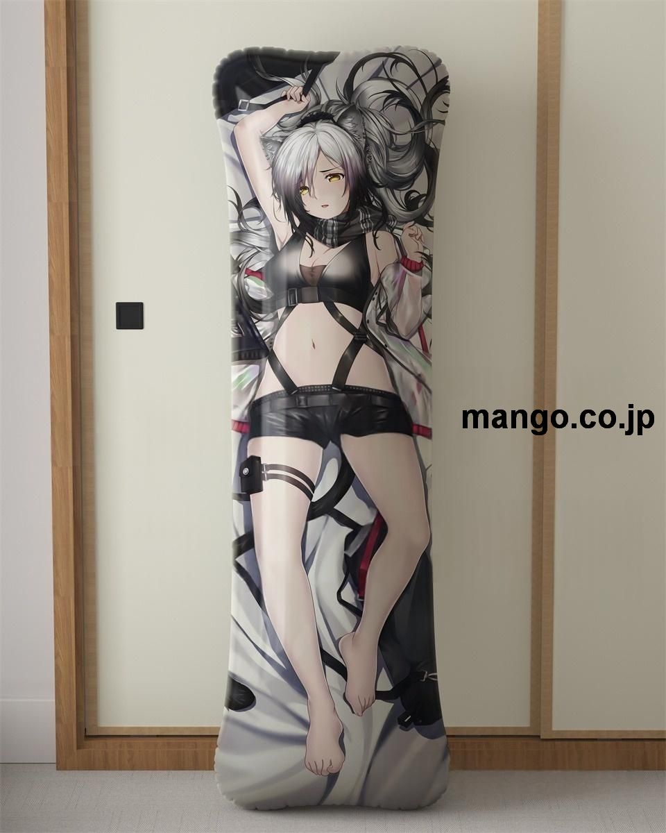 アニメ抱き枕カバーアークナイツシュヴァルツ大型クッションキャラクターグッズPVC製コレクション用｜PVC エアクッション 等身大サイズ 立体ディスプレイ