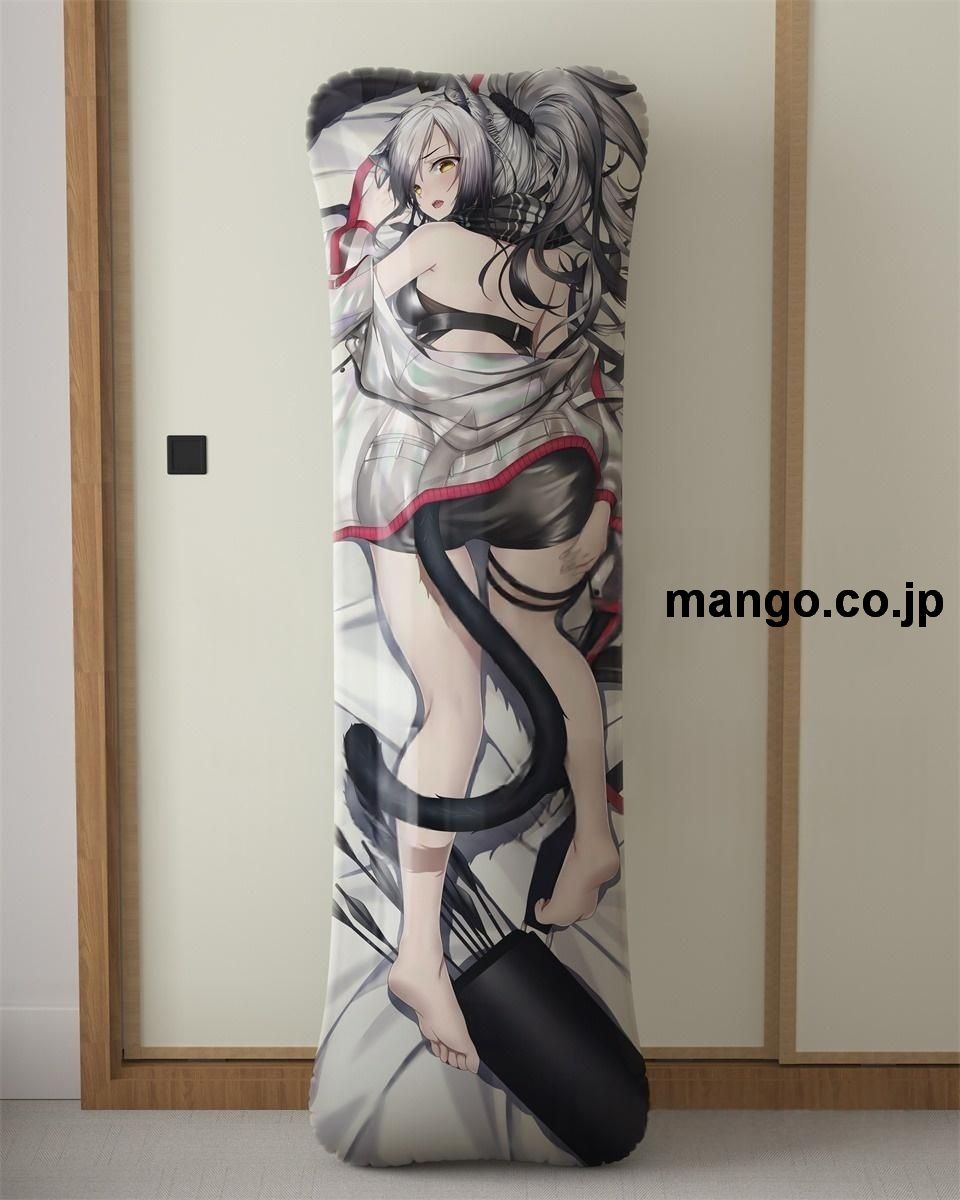 アニメ抱き枕カバーアークナイツシュヴァルツ大型クッションキャラクターグッズPVC製コレクション用｜PVC エアクッション 等身大サイズ 立体ディスプレイ 2