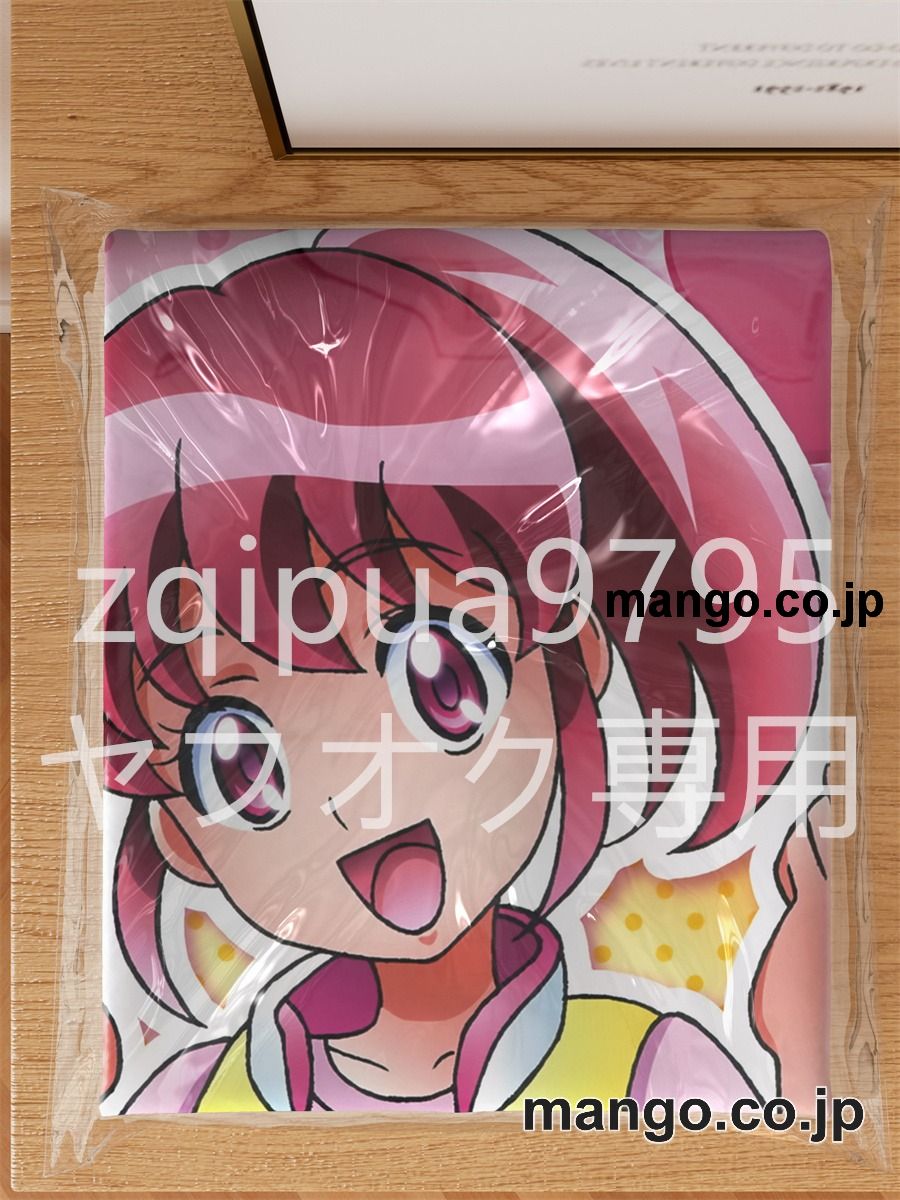 アニメ抱き枕カバーハピネスチャージプリキュア！愛乃めぐみ&白雪ひめ大型クッションキャラクターグッズPVC製コレクション用 ビッグサイズ 等身大クッション 立体キャラクターアイテム 3