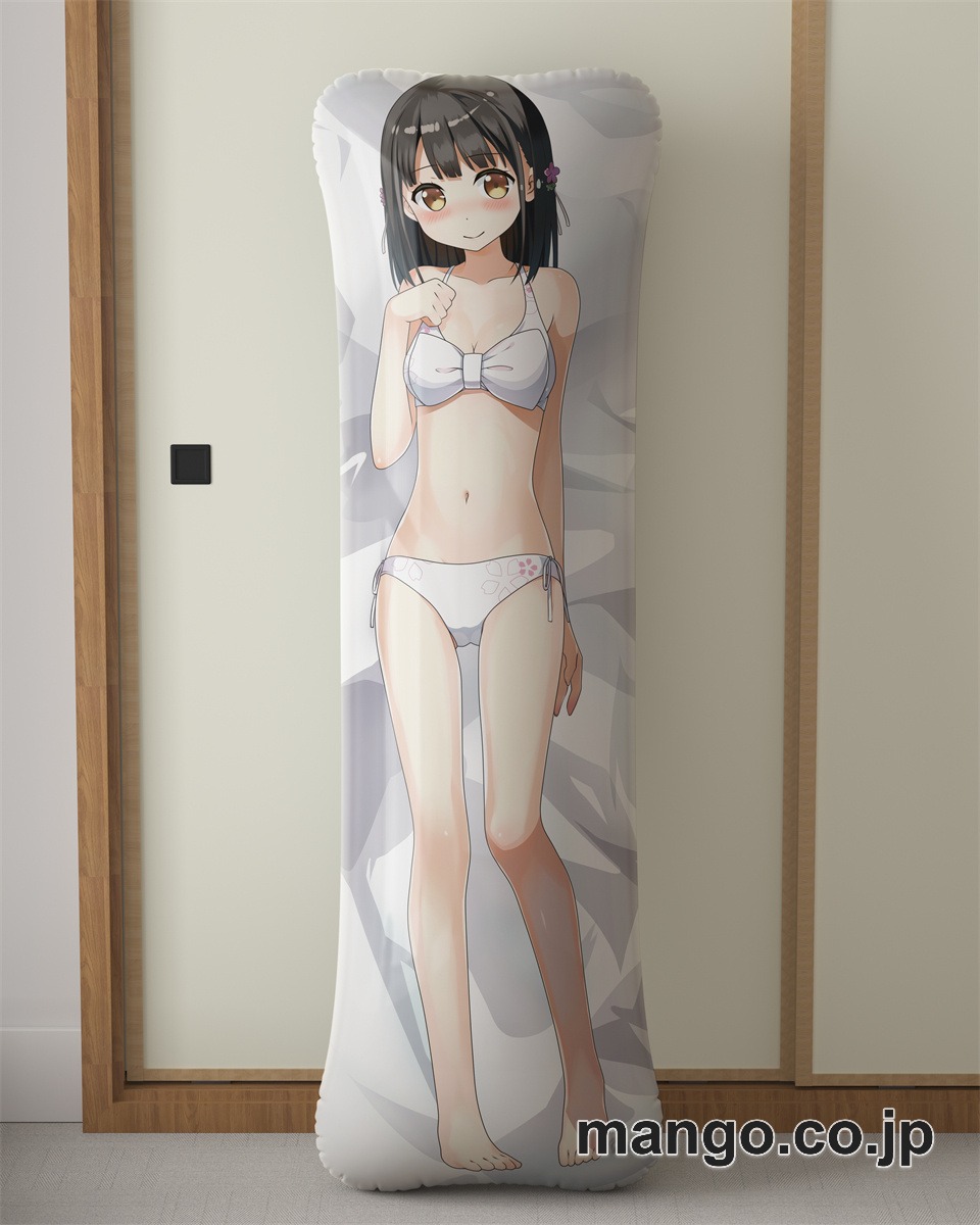 アニメ抱き枕カバーOneRoom花坂結衣大型クッションキャラクターグッズPVC製コレクション用｜等身大エアクッション ビッグサイズ PVC製 アニメグッズ