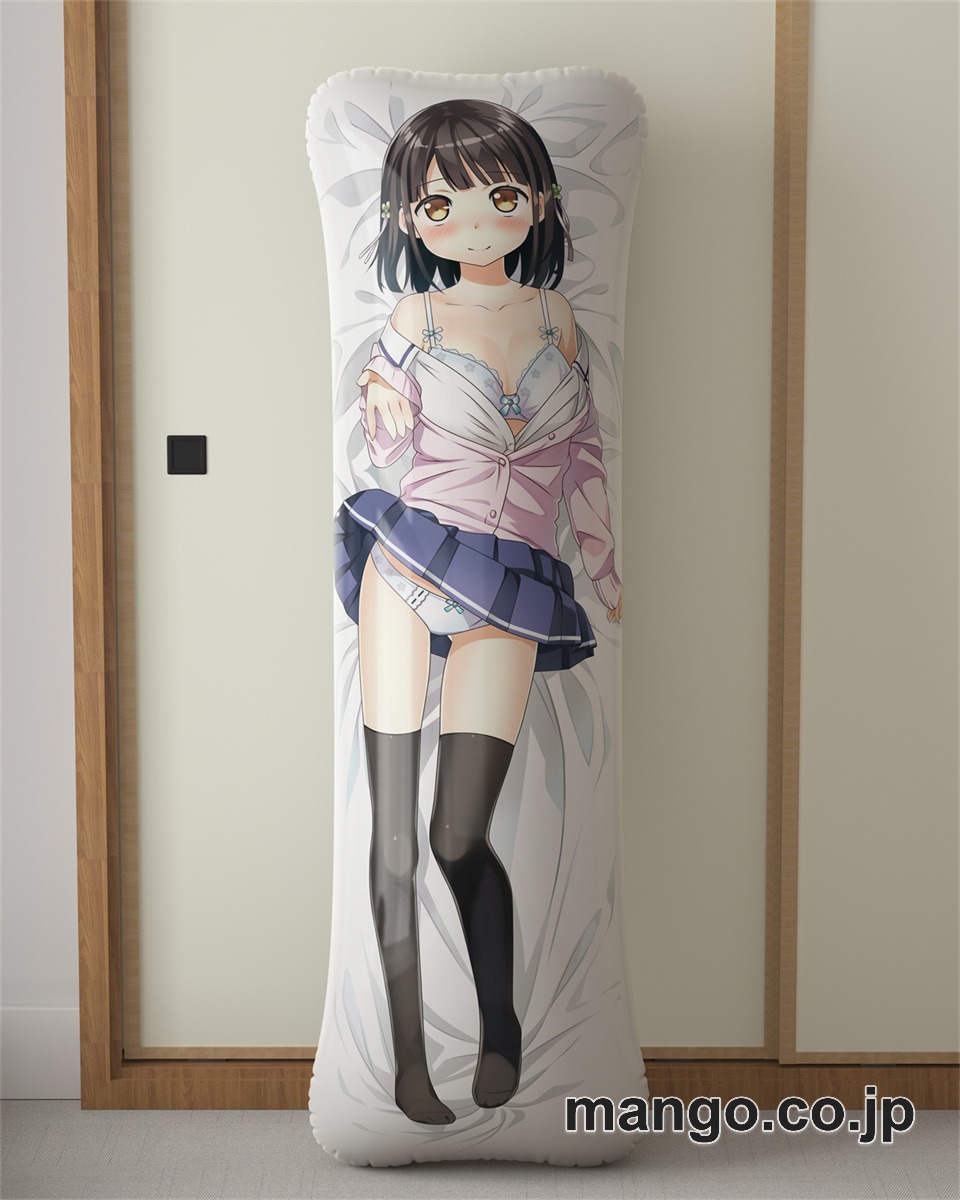 アニメ抱き枕カバーOneRoom花坂結衣大型クッションキャラクターグッズPVC製コレクション用｜等身大エアクッション ビッグサイズ PVC製 アニメグッズ 2