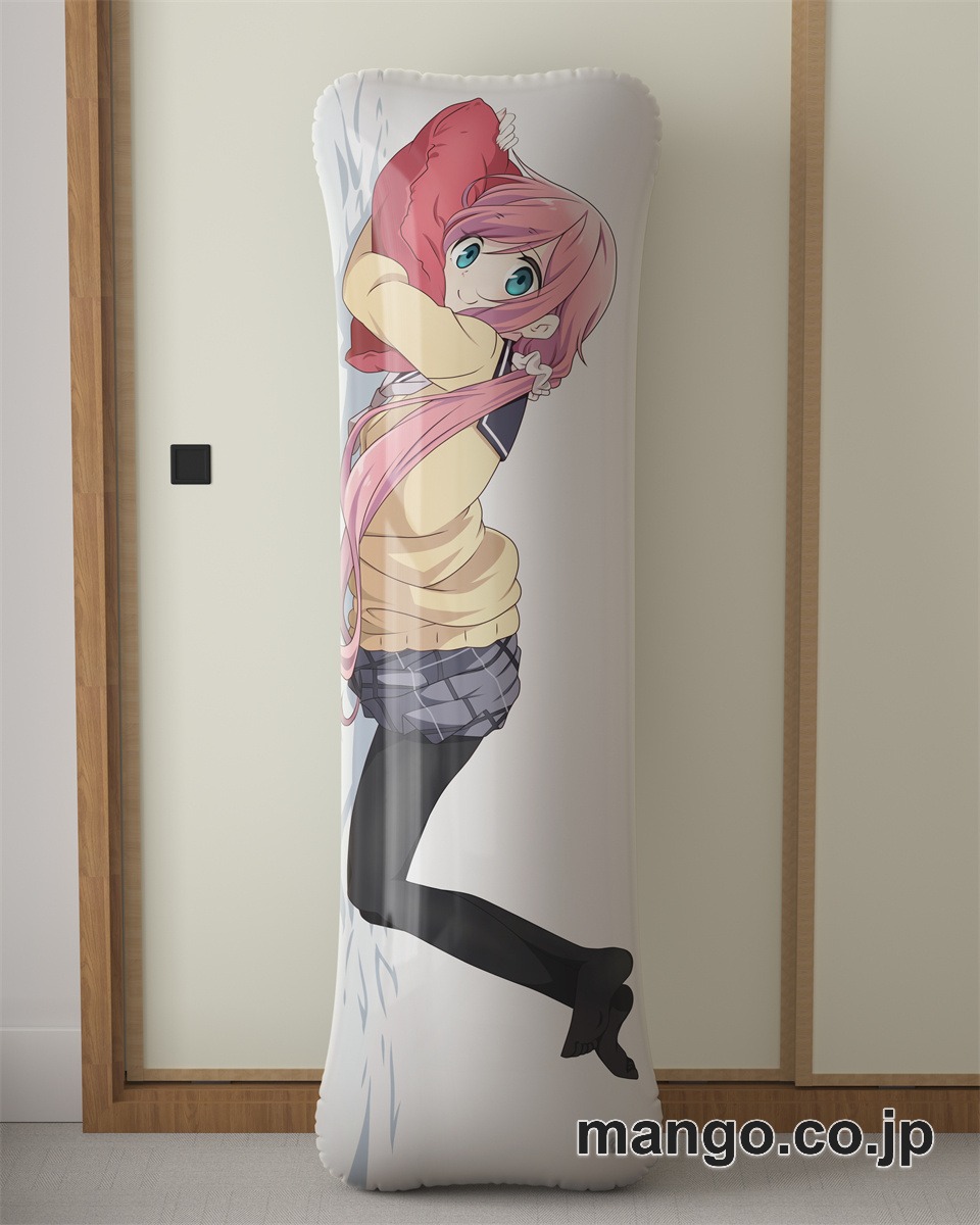 アニメ抱き枕カバーゆるキャン△各務原なでしこ添い寝大型クッションキャラクターグッズPVC製コレクション用 等身大ビニールクッション 抱き枕 アニメ・キャラグッズ