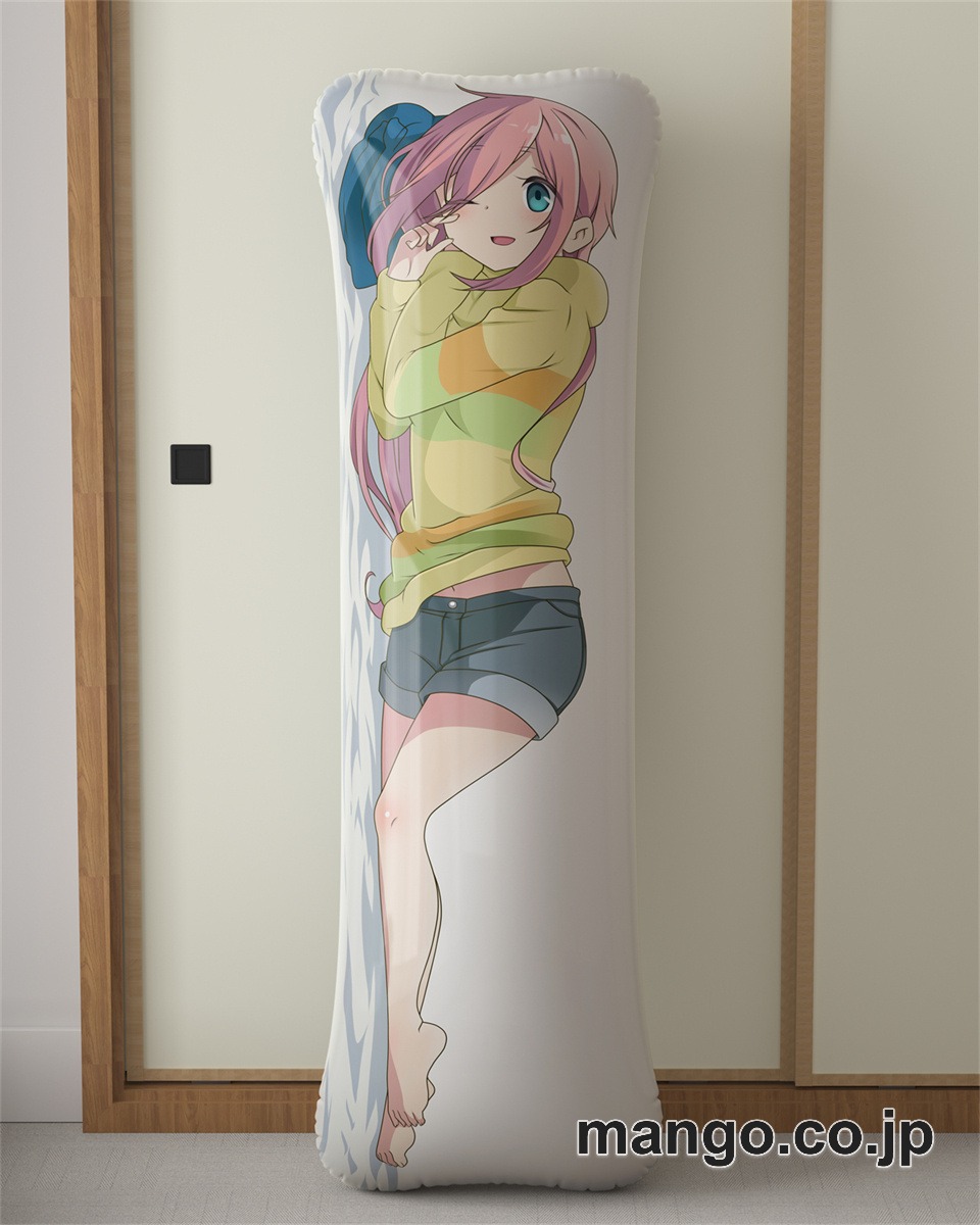 アニメ抱き枕カバーゆるキャン△各務原なでしこ添い寝大型クッションキャラクターグッズPVC製コレクション用 等身大ビニールクッション 抱き枕 アニメ・キャラグッズ 2