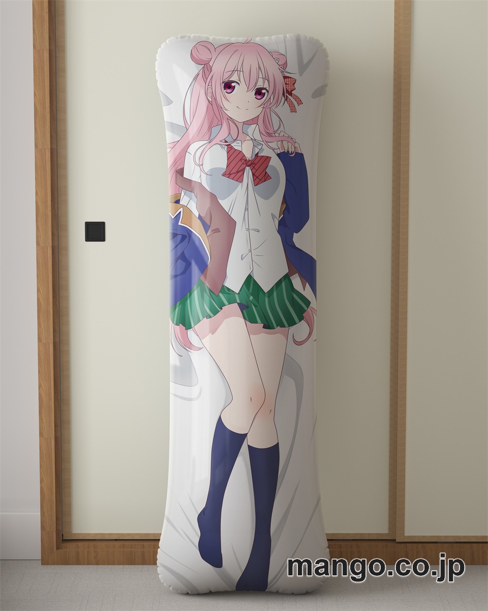 アニメ抱き枕カバーハッピーシュガーライフさとう＆しお大型クッションキャラクターグッズPVC製コレクション用｜等身大エアクッション ビッグサイズ PVC製 アニメグッズ