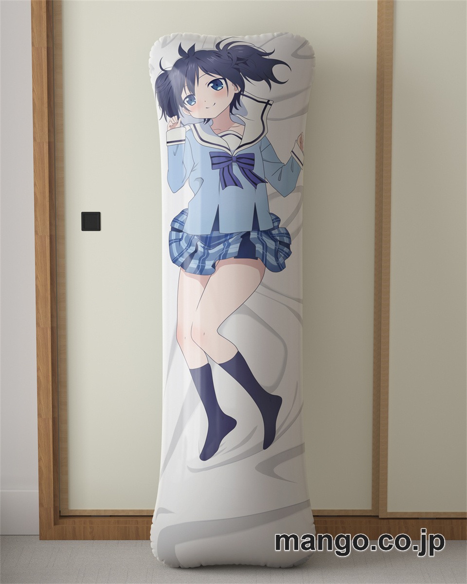 アニメ抱き枕カバーハッピーシュガーライフさとう＆しお大型クッションキャラクターグッズPVC製コレクション用｜等身大エアクッション ビッグサイズ PVC製 アニメグッズ 2