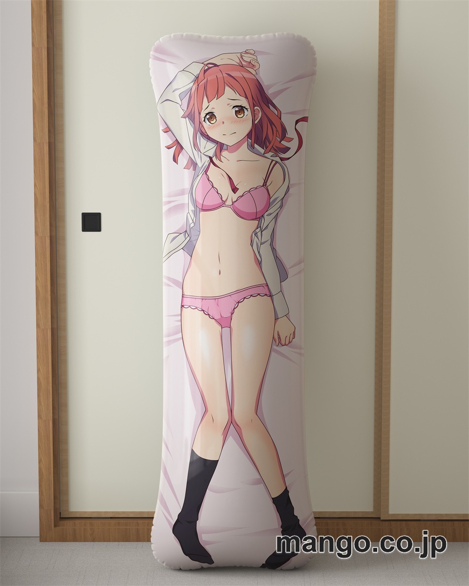 アニメ抱き枕カバーアニメガタリズ阿佐ヶ谷未乃愛大型クッションキャラクターグッズPVC製コレクション用｜空気ビニール製 等身大抱き枕 コレクション向けグッズ