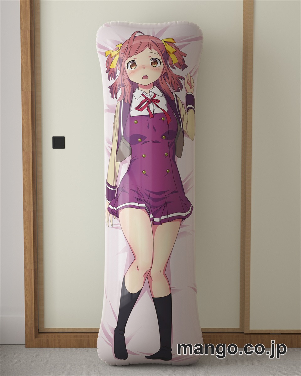 アニメ抱き枕カバーアニメガタリズ阿佐ヶ谷未乃愛大型クッションキャラクターグッズPVC製コレクション用｜空気ビニール製 等身大抱き枕 コレクション向けグッズ 2
