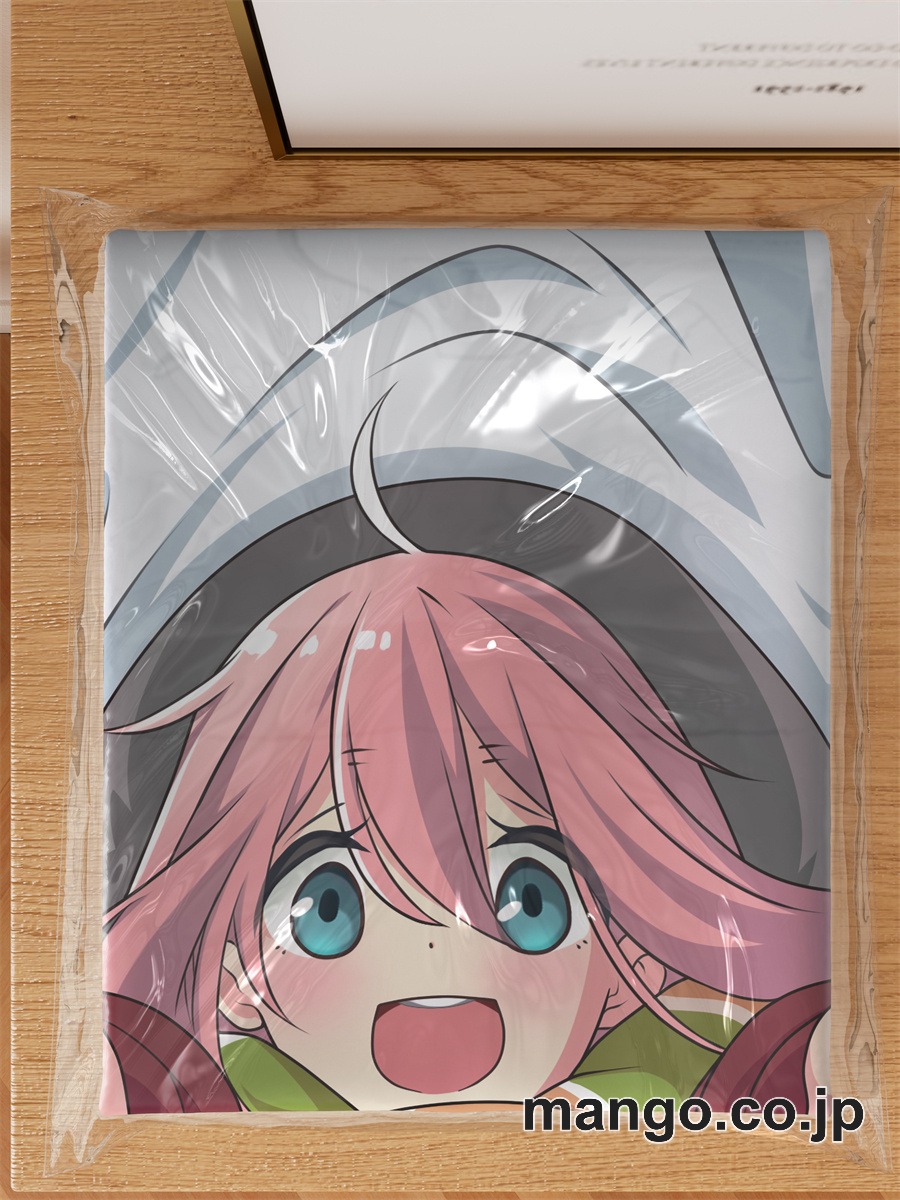 アニメ抱き枕カバーゆるキャン△なでしこ大型クッションキャラクターグッズPVC製コレクション用｜等身大エアクッション ビッグサイズ PVC製 アニメグッズ 3