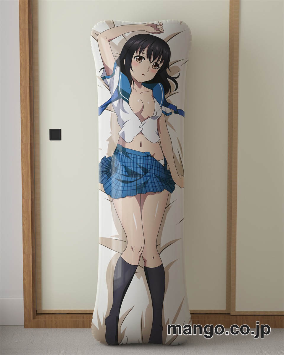 アニメ抱き枕カバーストライク ザ ブラッド姫柊雪菜大型クッションキャラクターグッズPVC製コレクション用 ビッグサイズ 等身大クッション 立体キャラクターアイテム